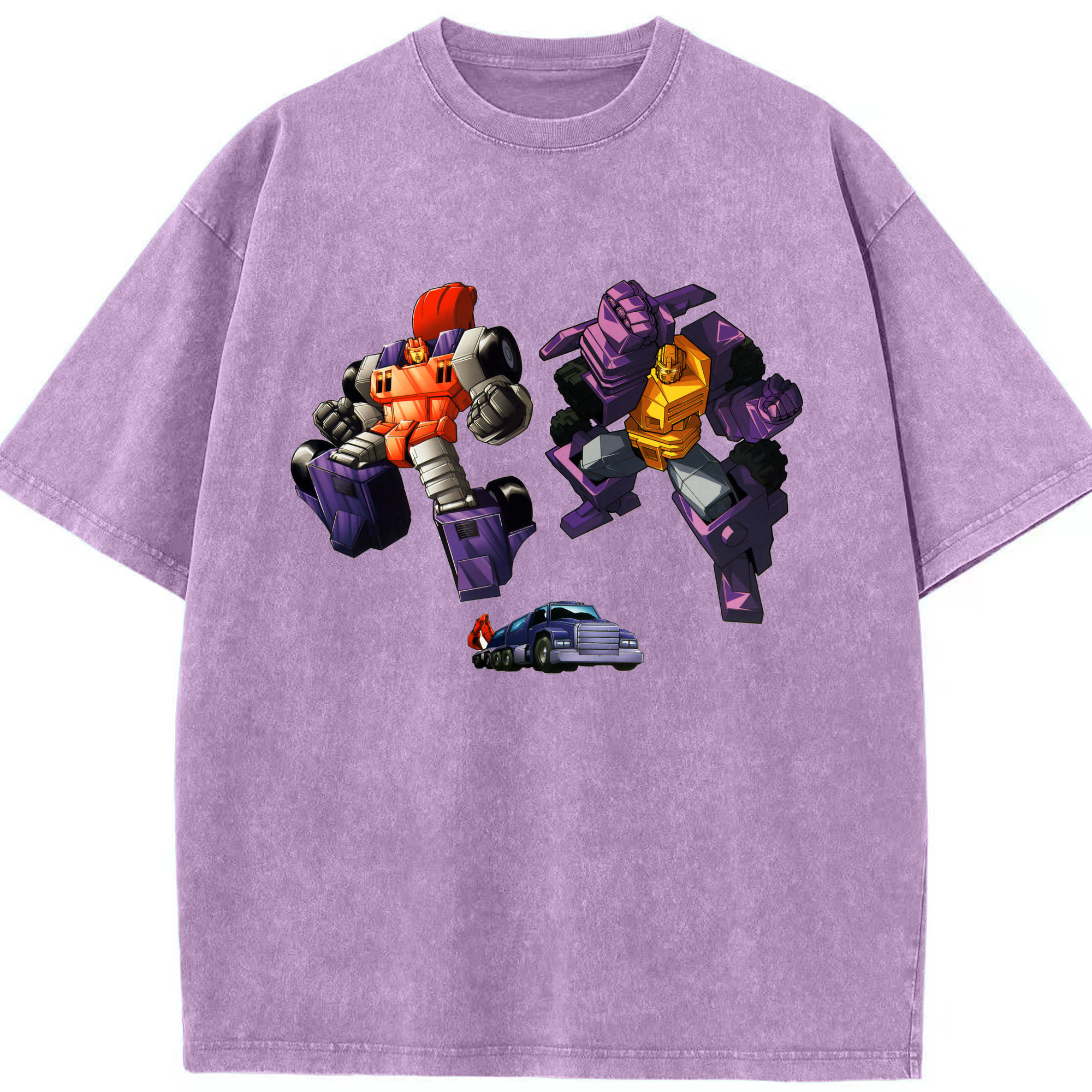 （画像用）  綿100% ヴィンテージ風 半袖Tシャツ（フロントプリント）