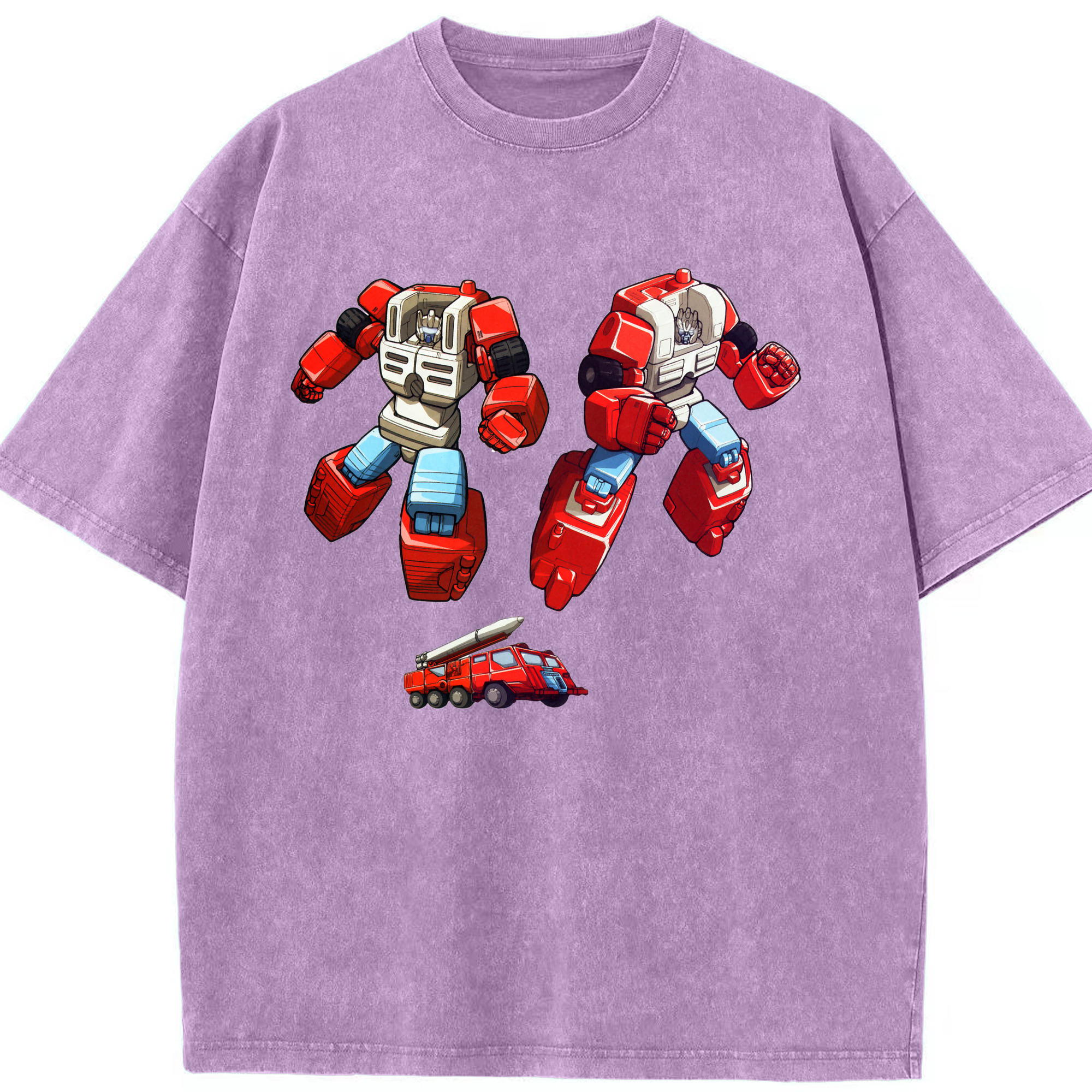 （画像用）  綿100% ヴィンテージ風 半袖Tシャツ（フロントプリント）
