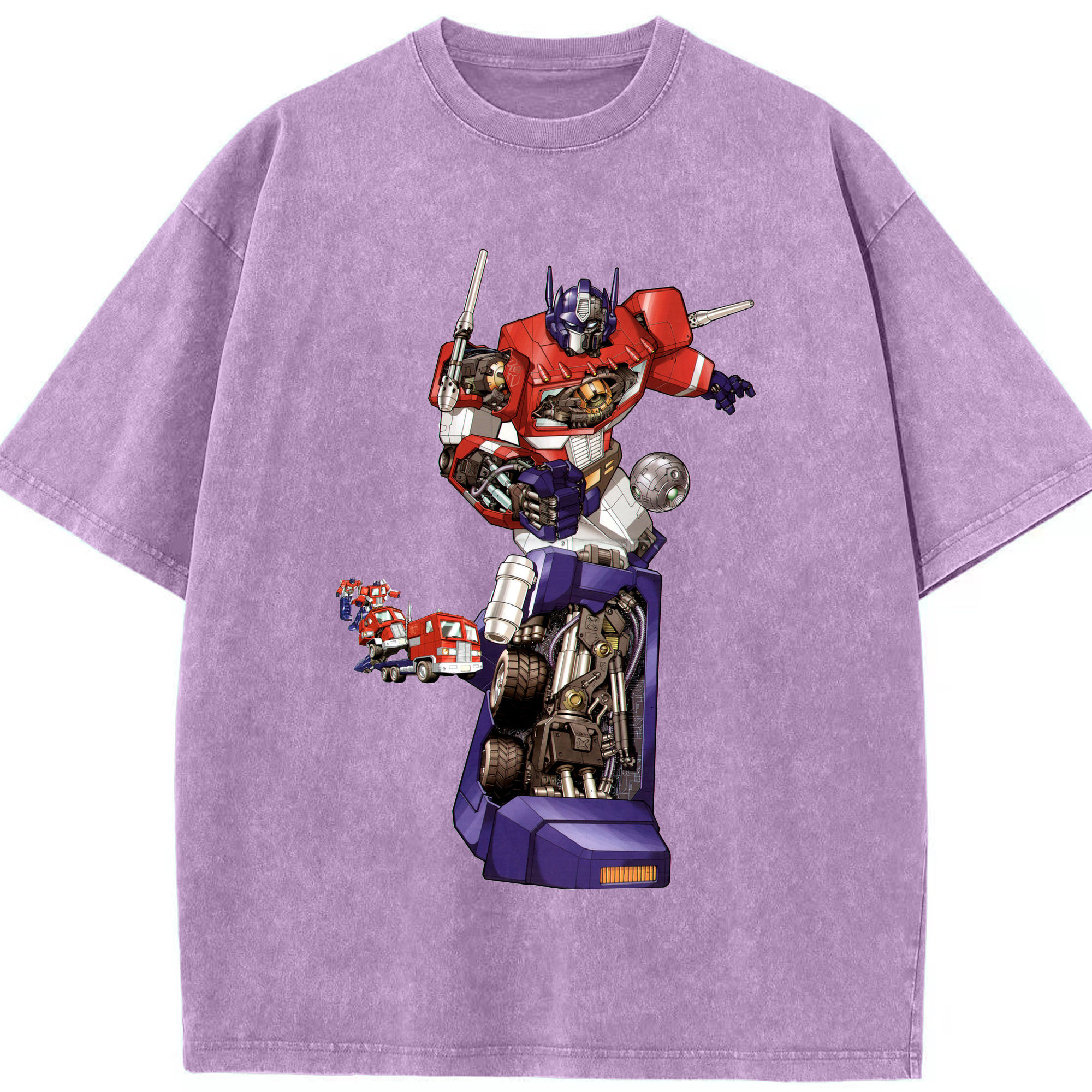 （画像用）  綿100% ヴィンテージ風 半袖Tシャツ（フロントプリント）