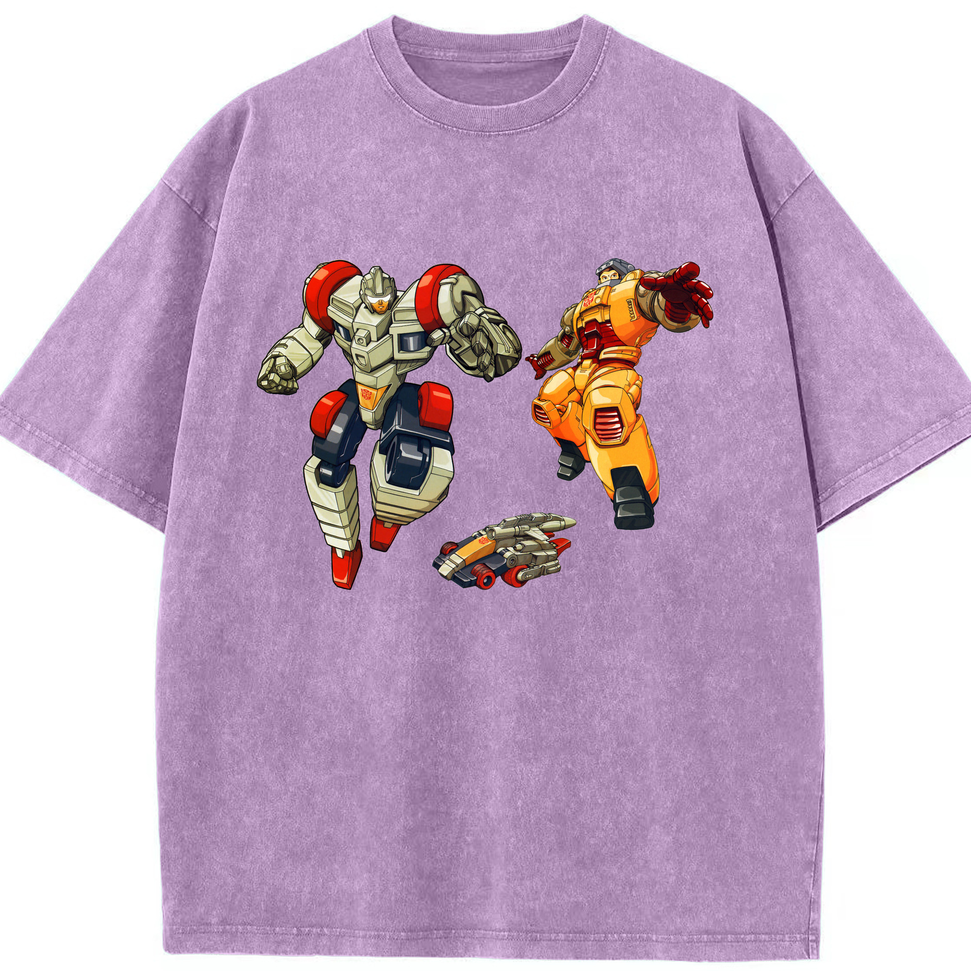 （画像用）  綿100% ヴィンテージ風 半袖Tシャツ（フロントプリント）
