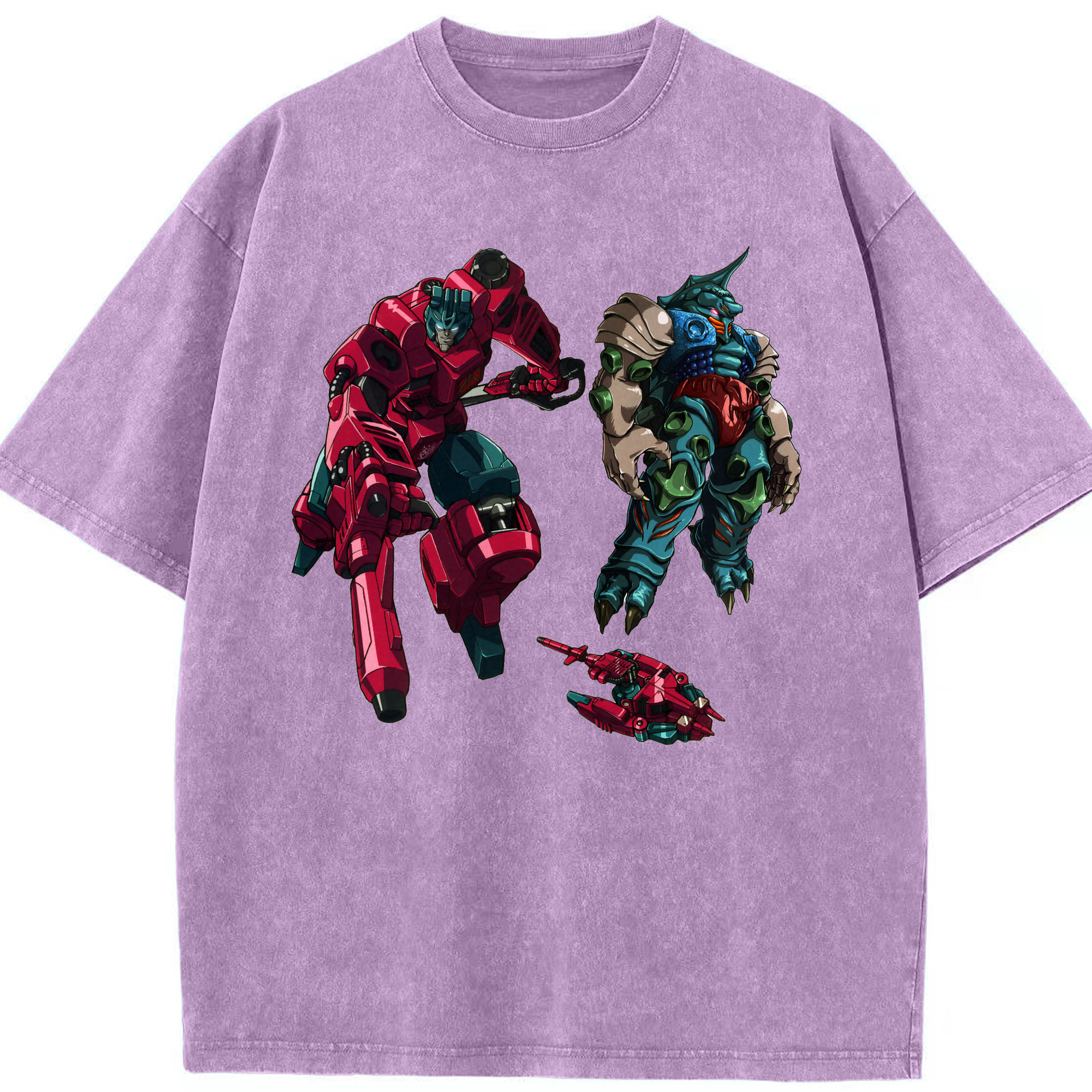 （画像用）  綿100% ヴィンテージ風 半袖Tシャツ（フロントプリント）