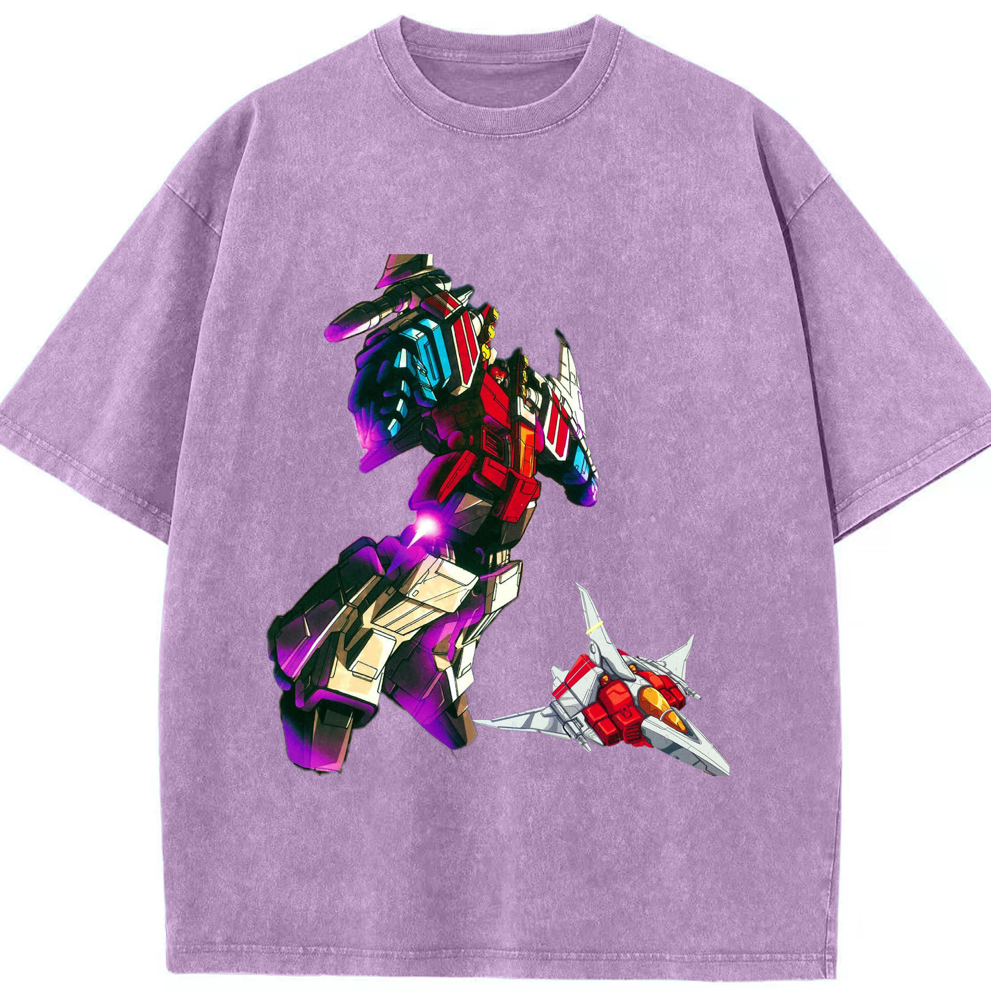 （画像用）  綿100% ヴィンテージ風 半袖Tシャツ（フロントプリント）
