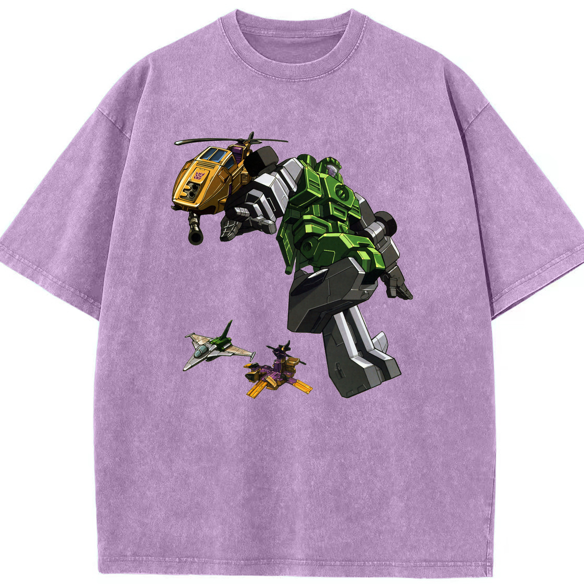 （画像用）  綿100% ヴィンテージ風 半袖Tシャツ（フロントプリント）