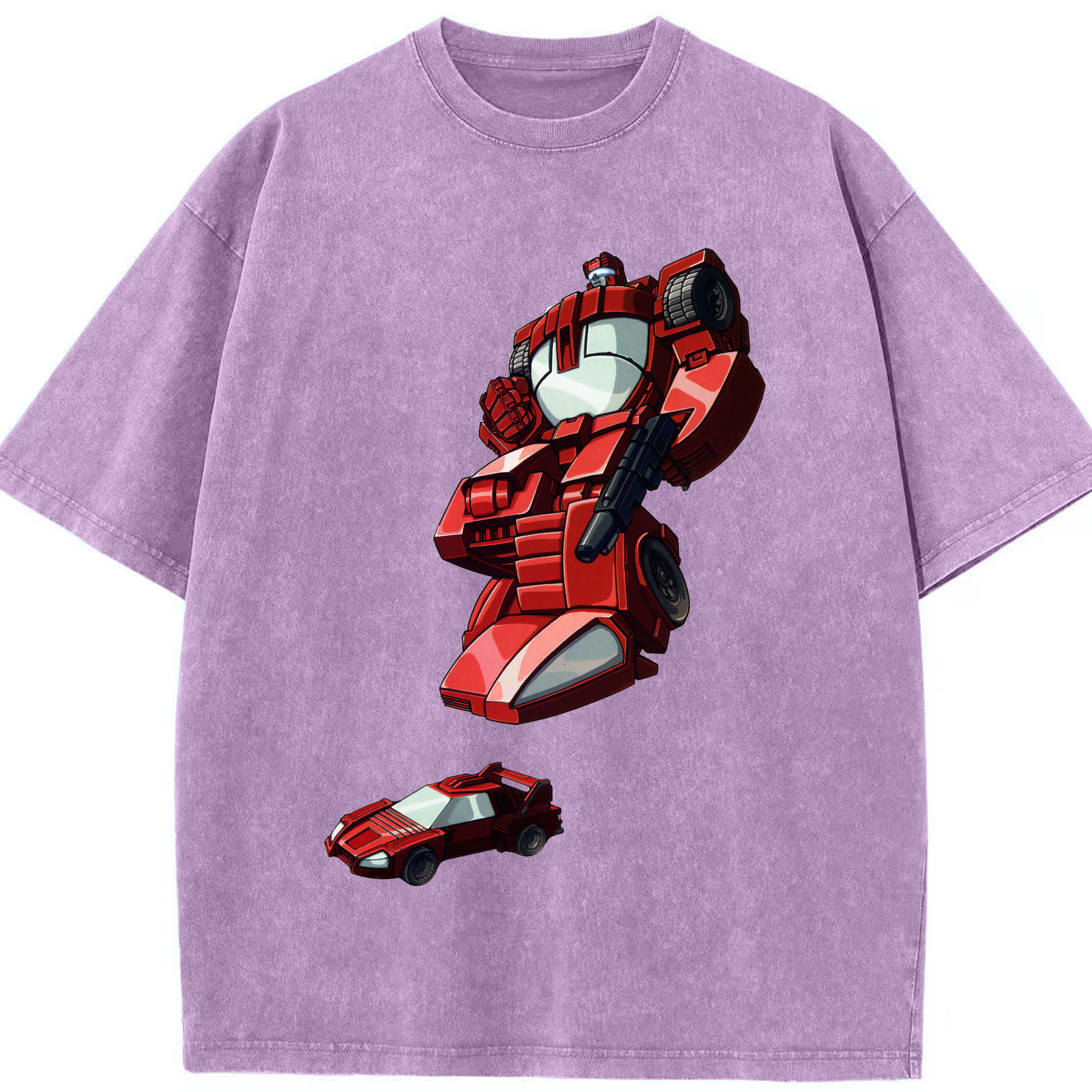 （画像用）  綿100% ヴィンテージ風 半袖Tシャツ（フロントプリント）