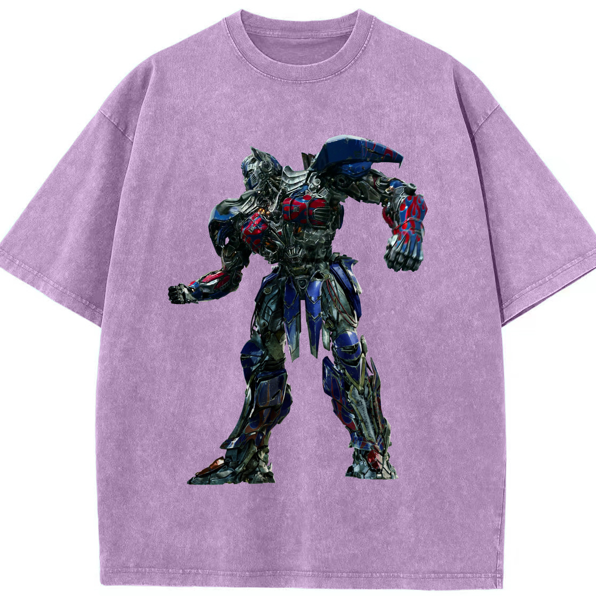（画像用）  綿100% ヴィンテージ風 半袖Tシャツ（フロントプリント）