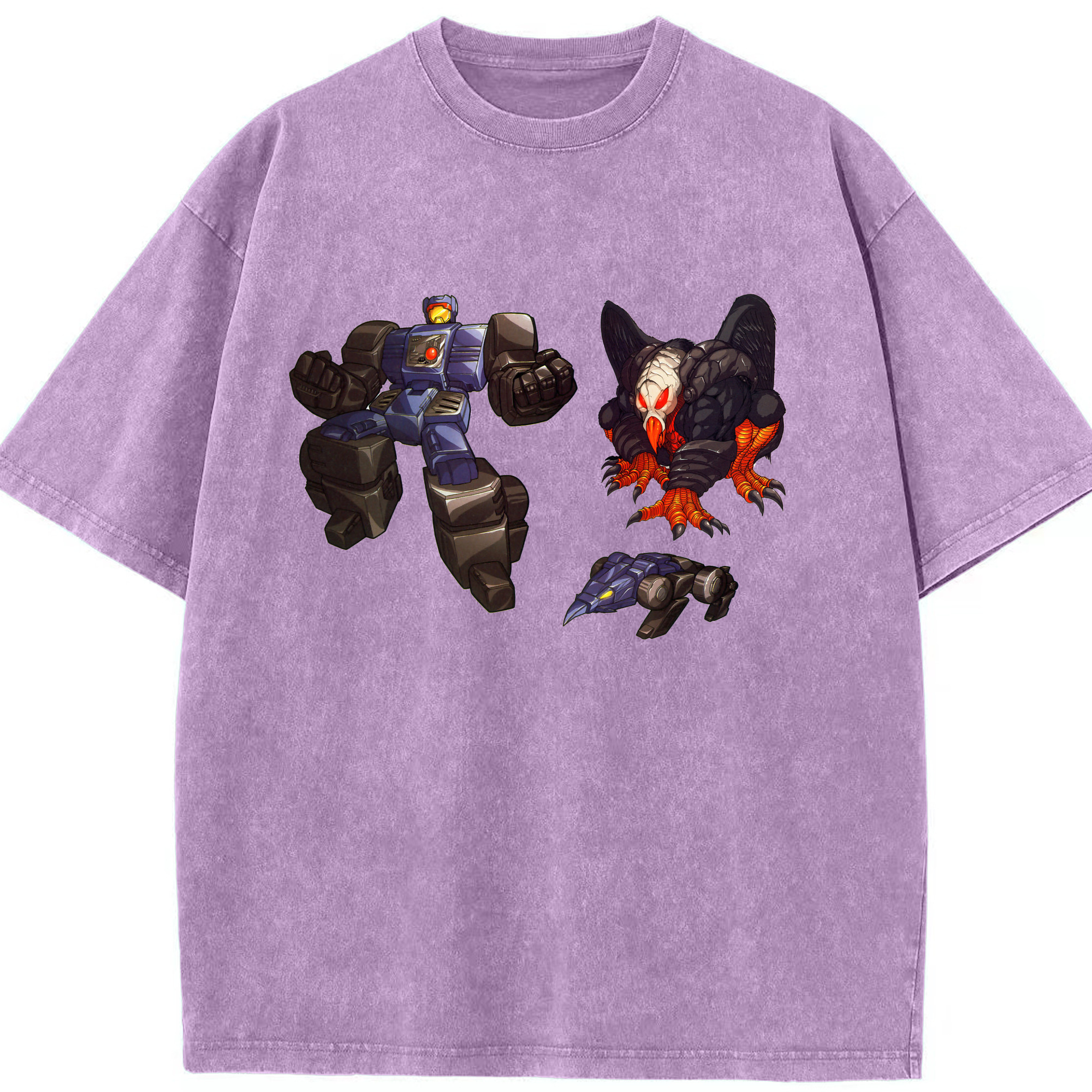 （画像用）  綿100% ヴィンテージ風 半袖Tシャツ（フロントプリント）