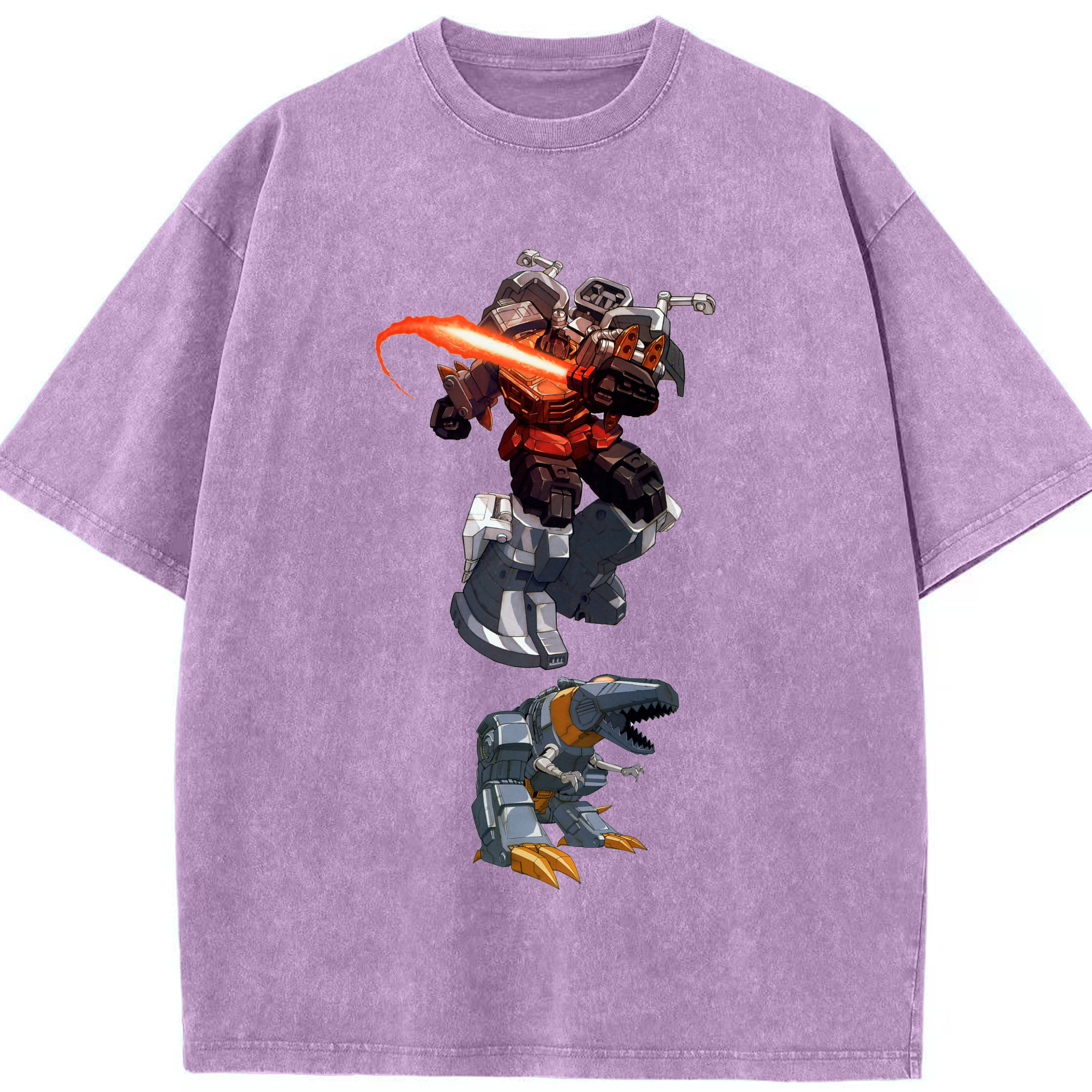 （画像用）  綿100% ヴィンテージ風 半袖Tシャツ（フロントプリント）