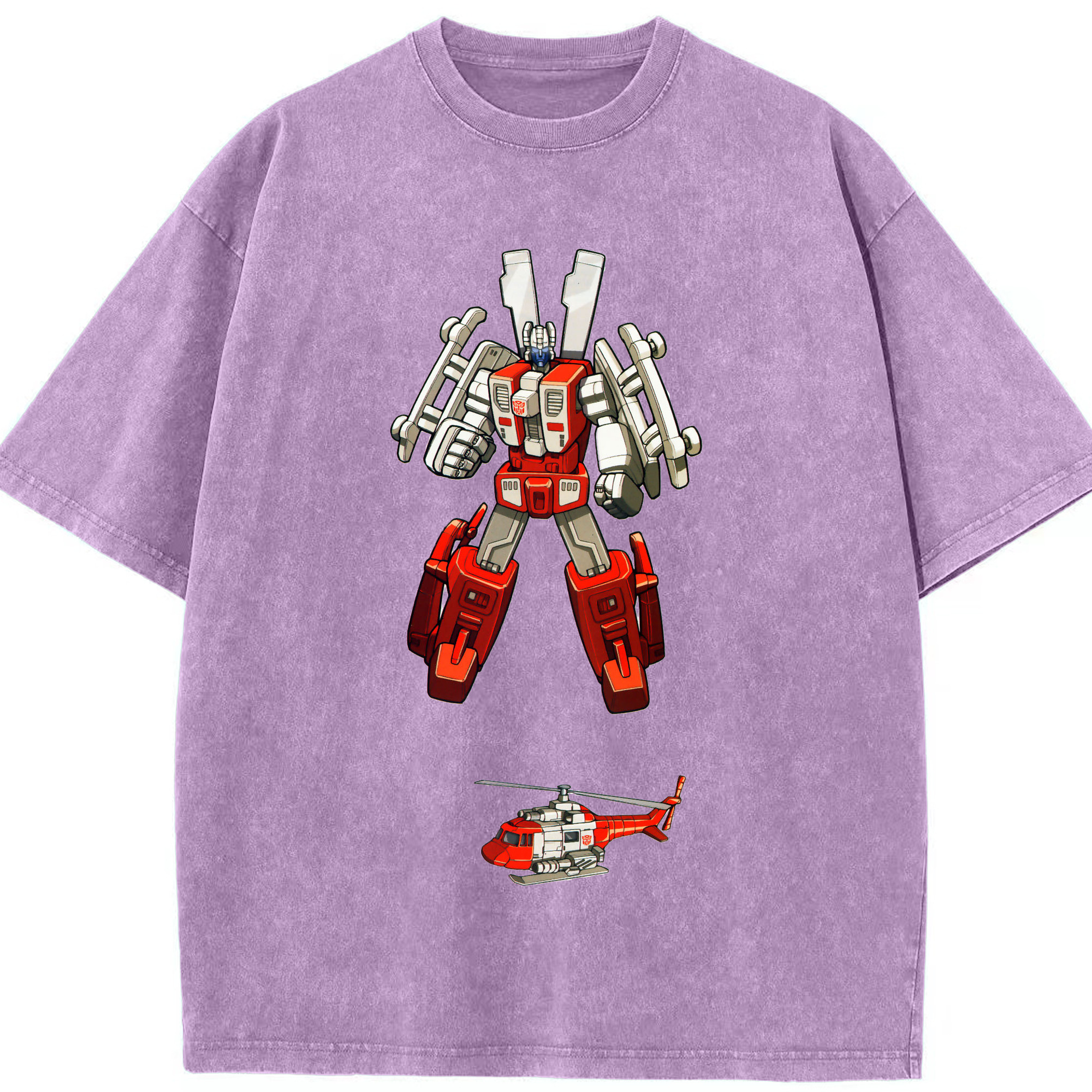 （画像用）  綿100% ヴィンテージ風 半袖Tシャツ（フロントプリント）