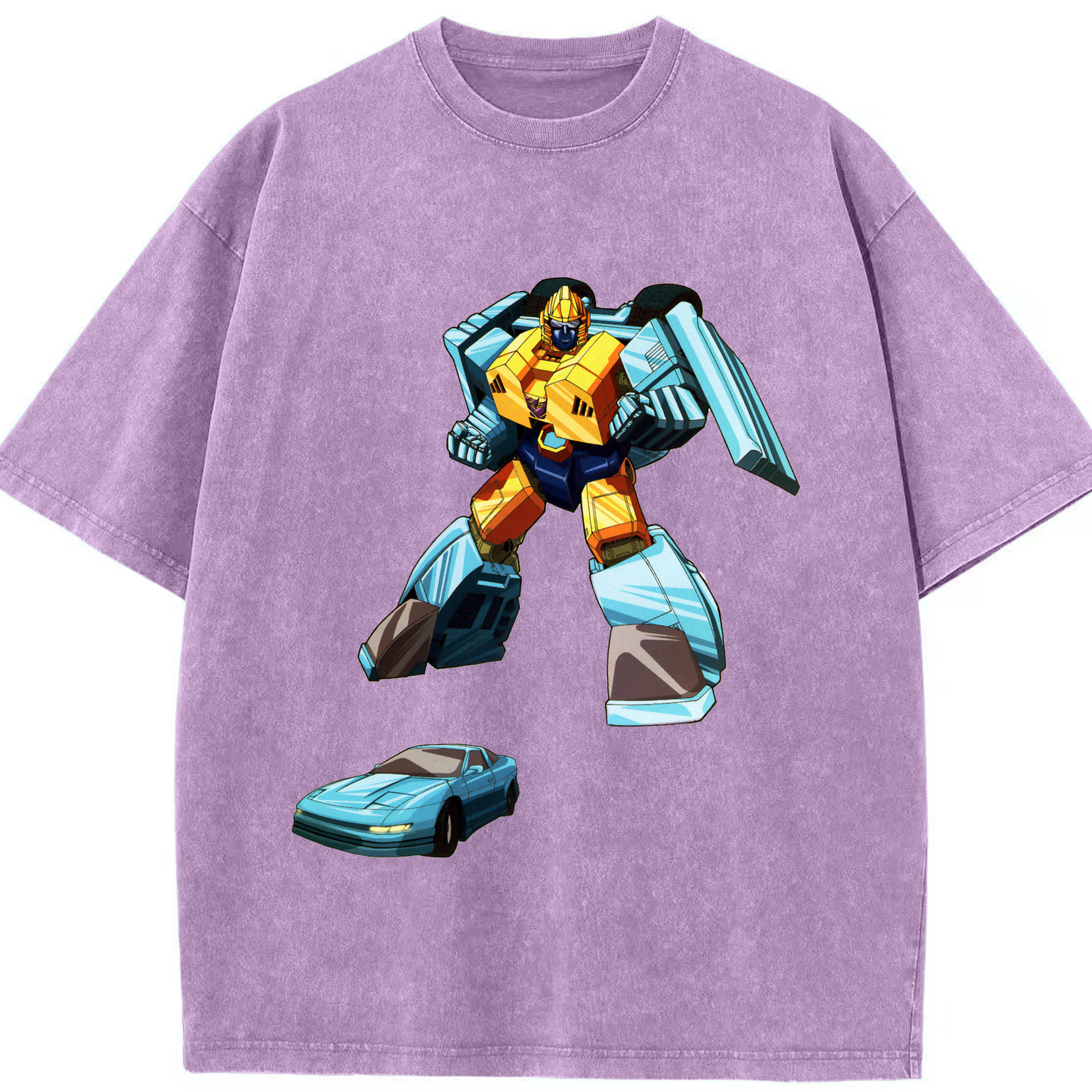 （画像用）  綿100% ヴィンテージ風 半袖Tシャツ（フロントプリント）