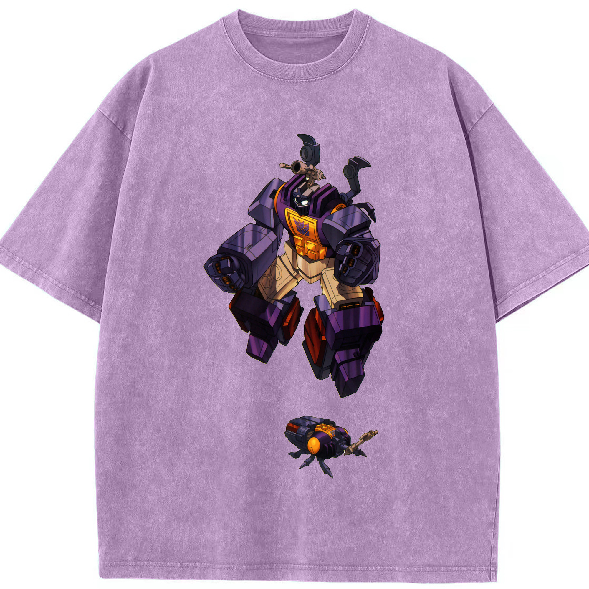 （画像用）  綿100% ヴィンテージ風 半袖Tシャツ（フロントプリント）