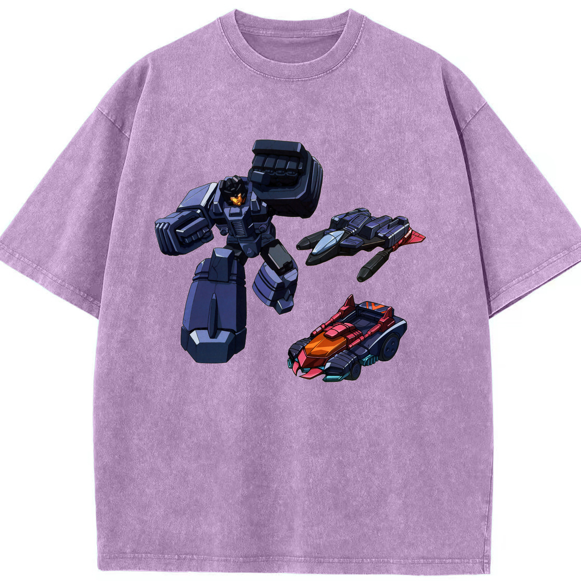 （画像用）  綿100% ヴィンテージ風 半袖Tシャツ（フロントプリント）