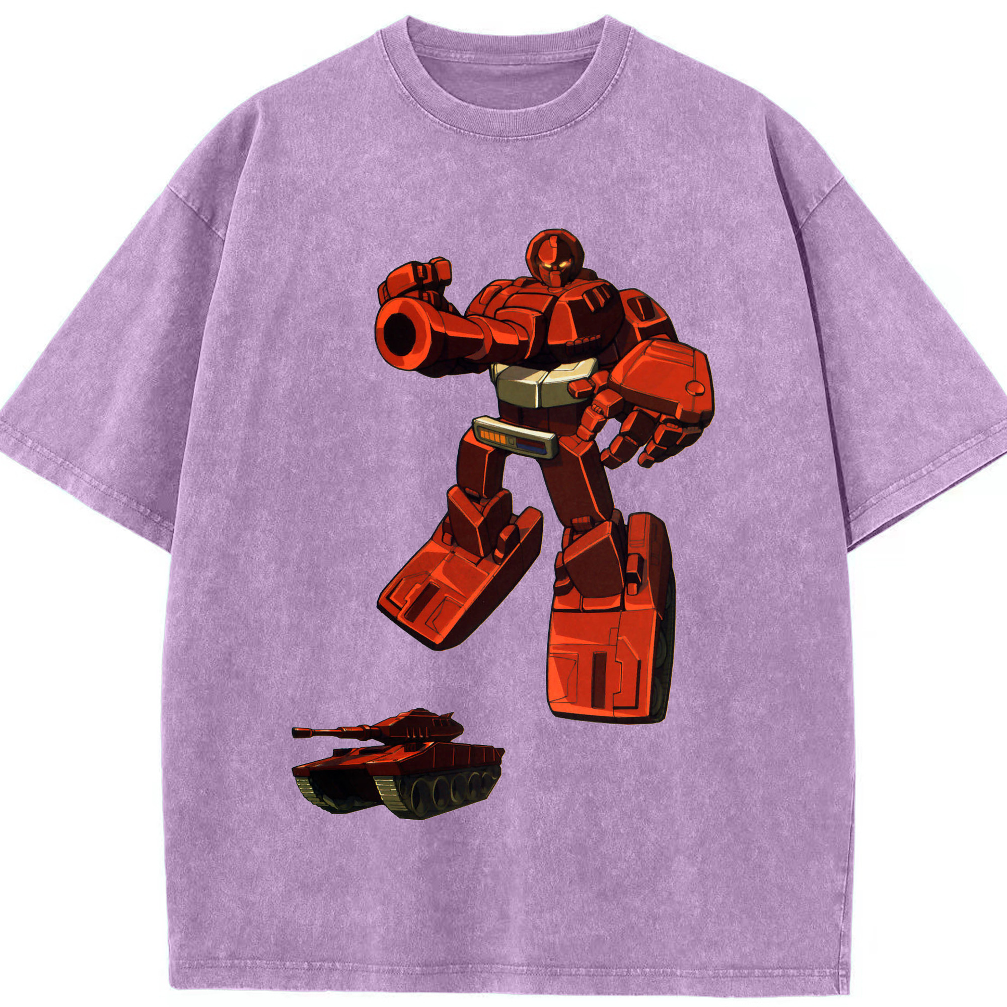 （画像用）  綿100% ヴィンテージ風 半袖Tシャツ（フロントプリント）