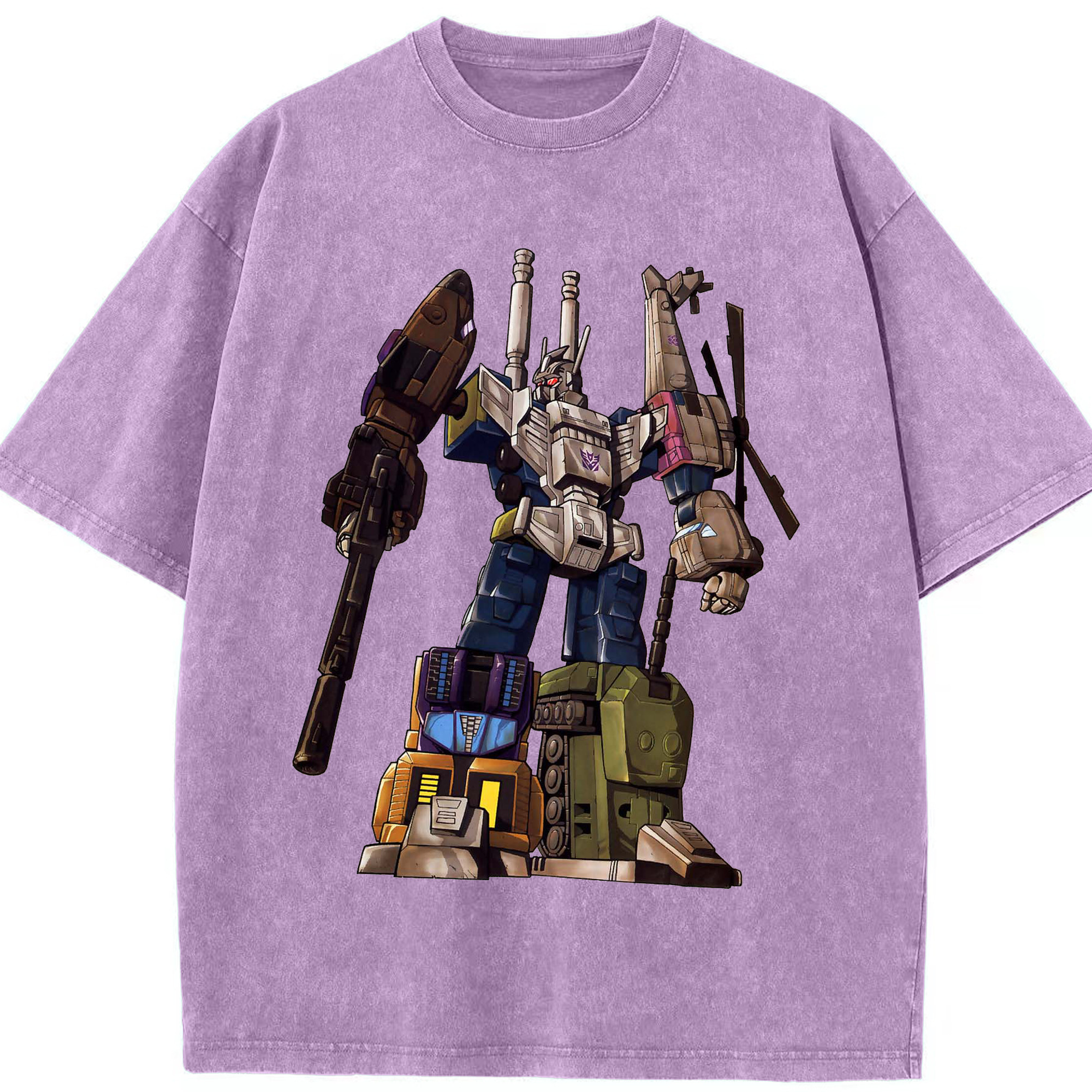 （画像用）  綿100% ヴィンテージ風 半袖Tシャツ（フロントプリント）