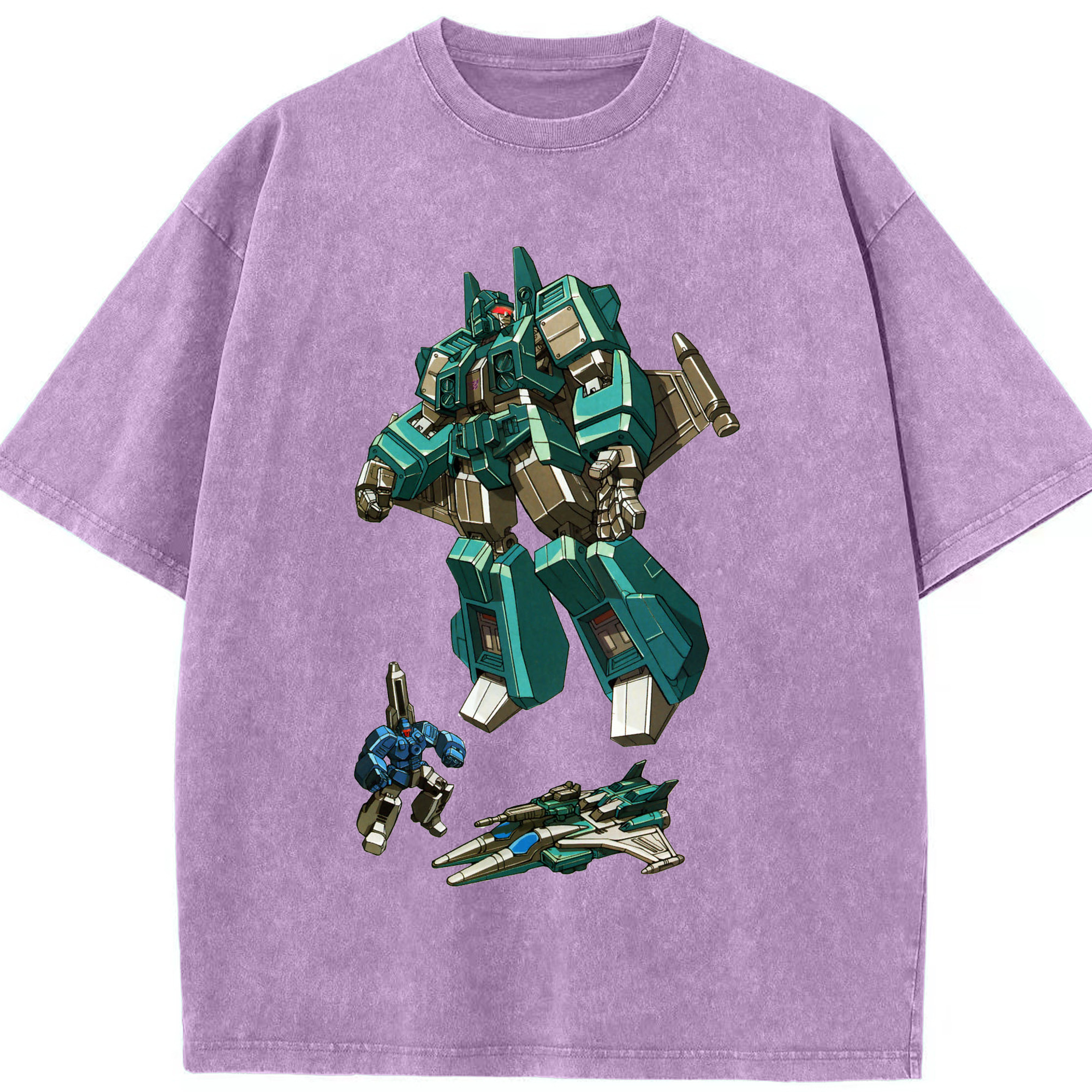（画像用）  綿100% ヴィンテージ風 半袖Tシャツ（フロントプリント）