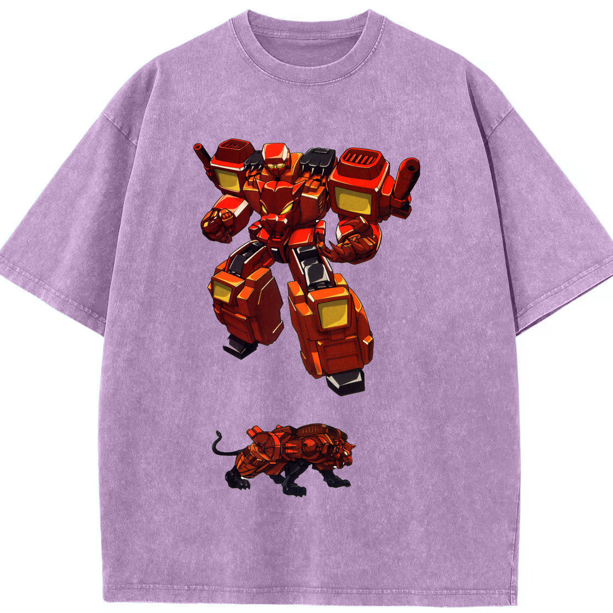 （画像用）  綿100% ヴィンテージ風 半袖Tシャツ（フロントプリント）
