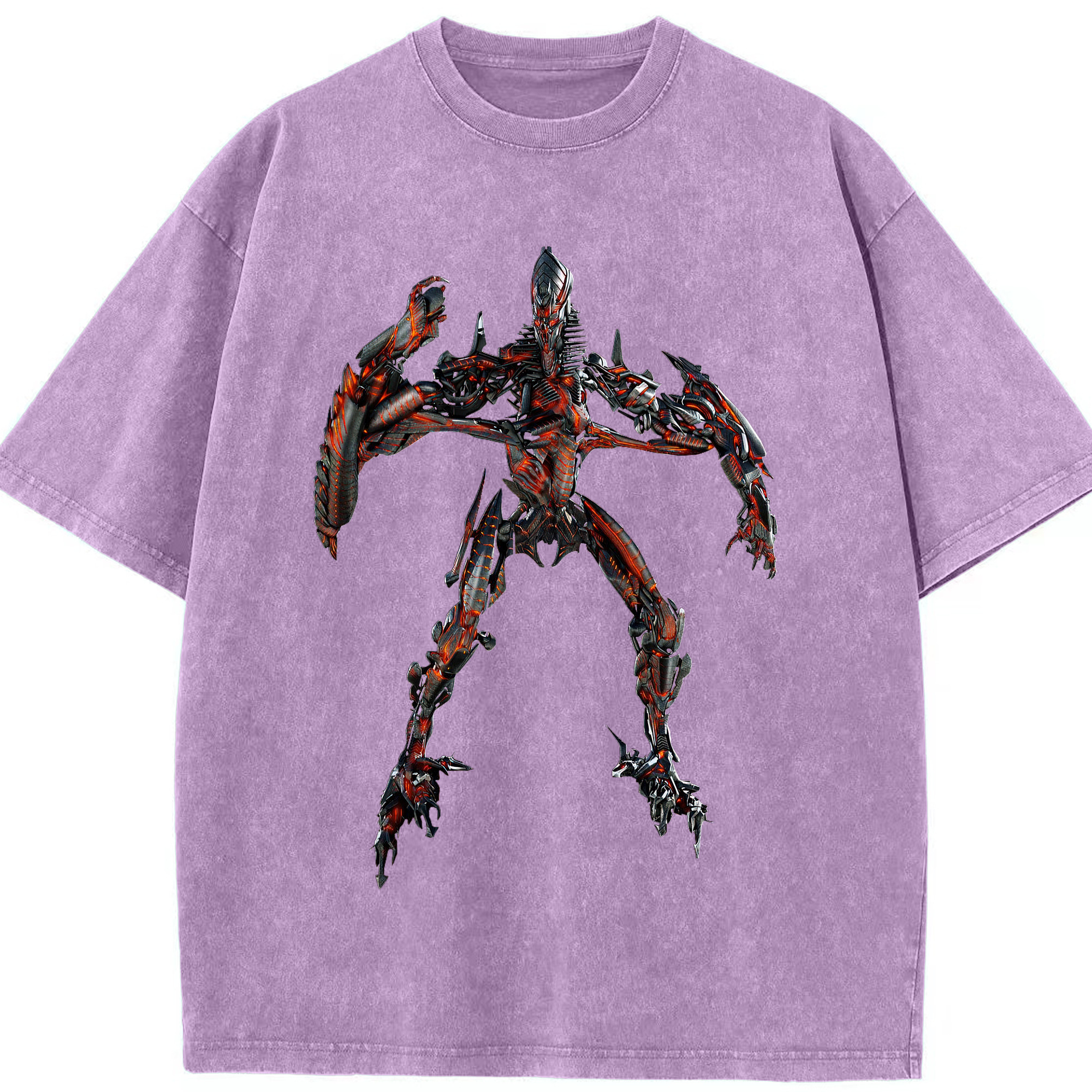 （画像用）  綿100% ヴィンテージ風 半袖Tシャツ（フロントプリント）