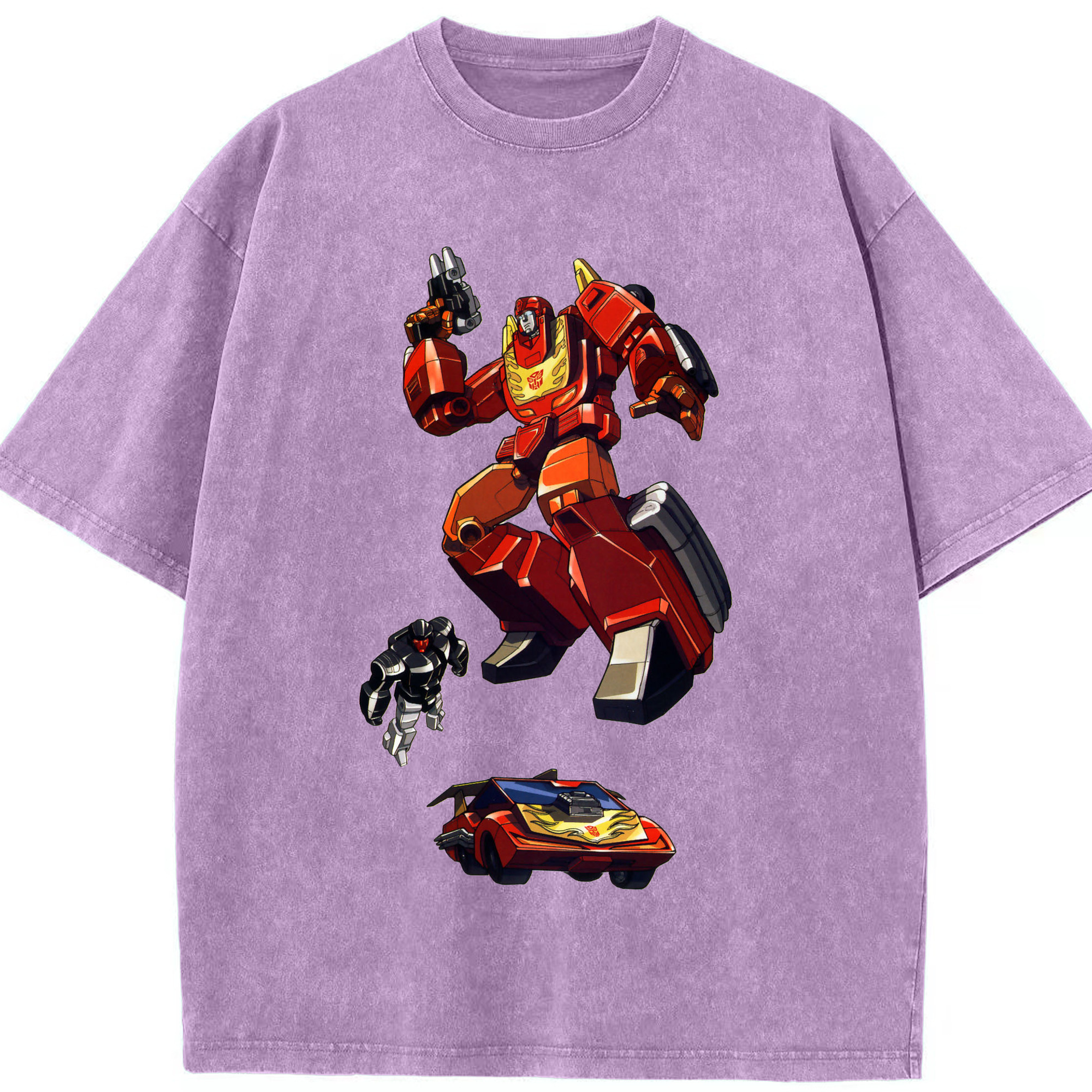 （画像用）  綿100% ヴィンテージ風 半袖Tシャツ（フロントプリント）