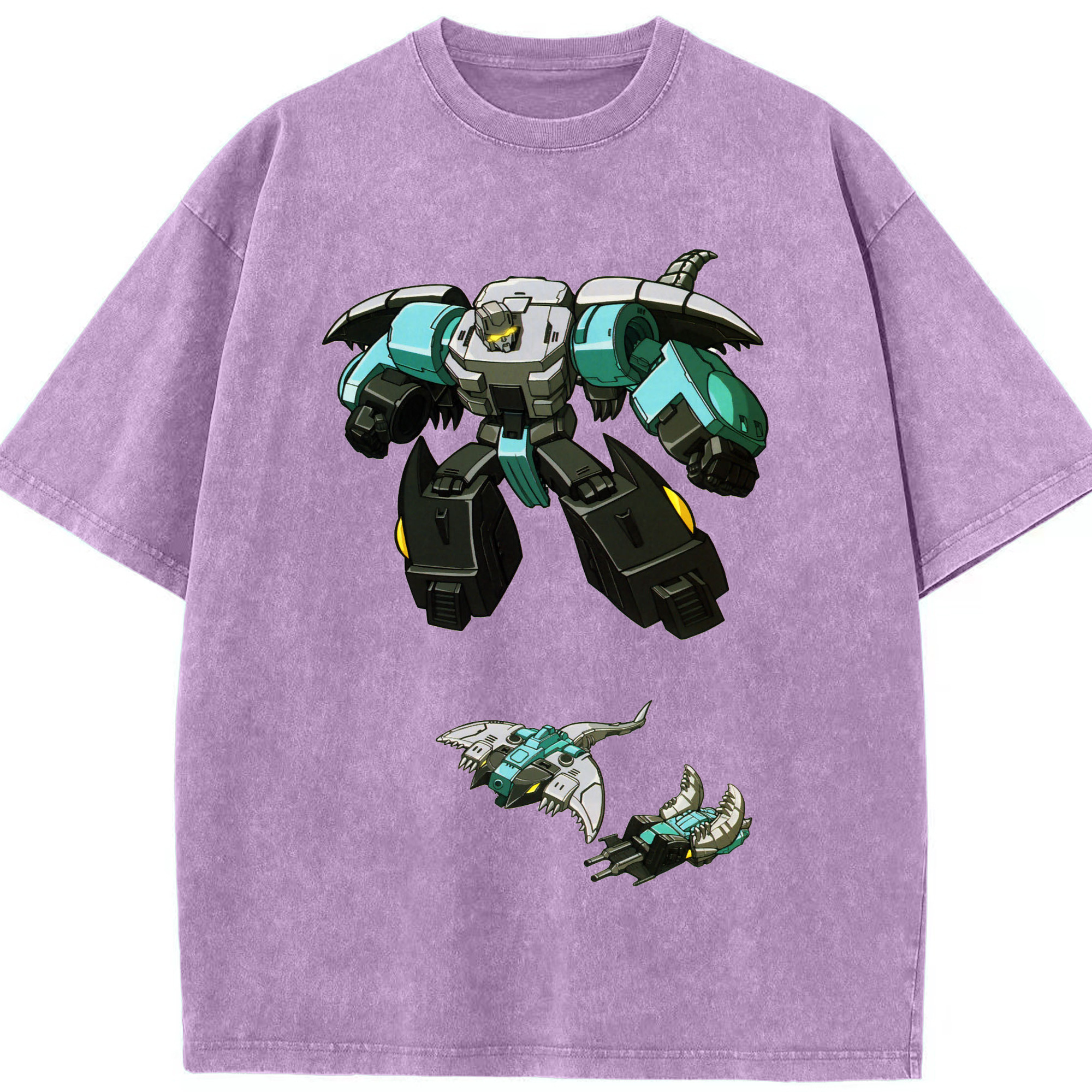 （画像用）  綿100% ヴィンテージ風 半袖Tシャツ（フロントプリント）
