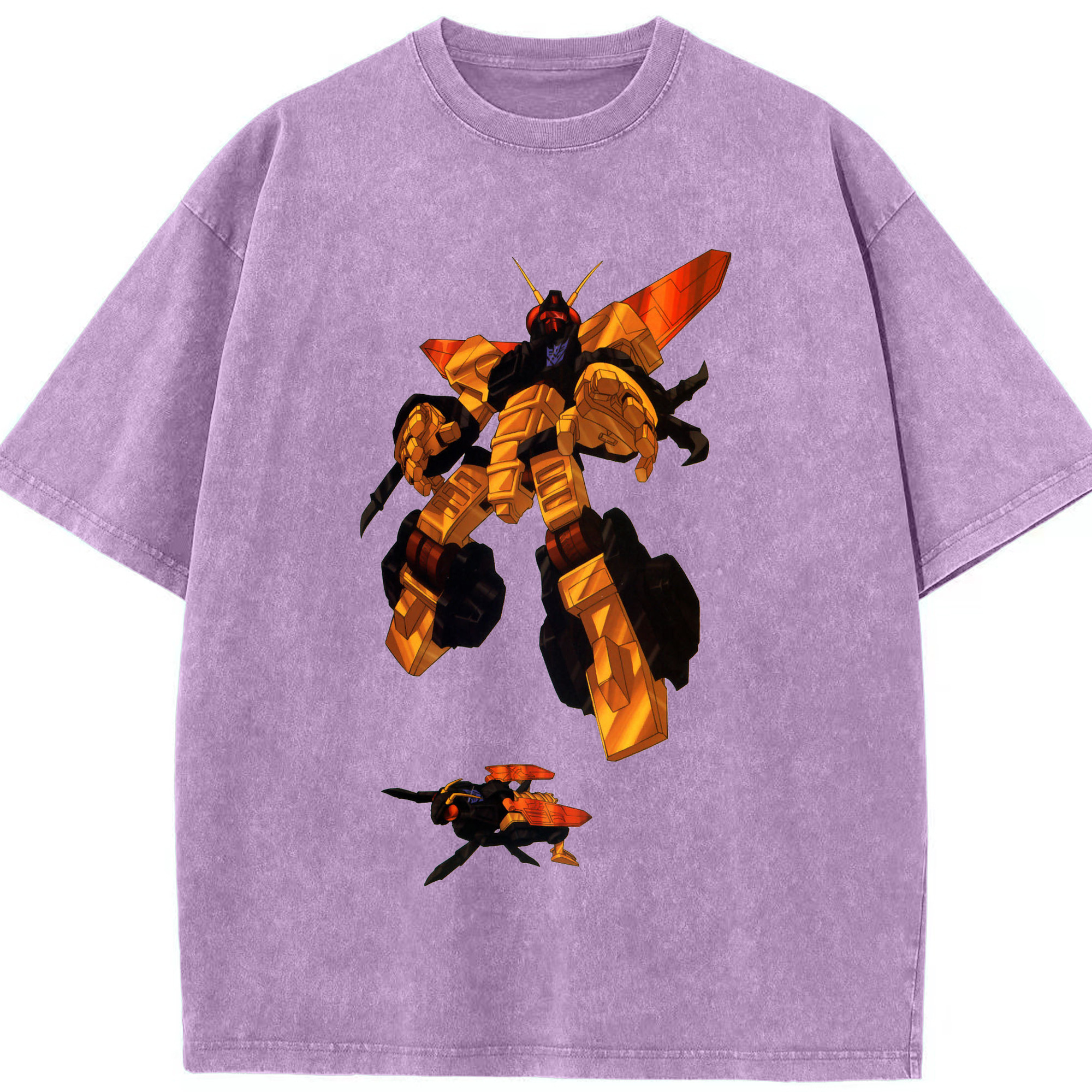 （画像用）  綿100% ヴィンテージ風 半袖Tシャツ（フロントプリント）