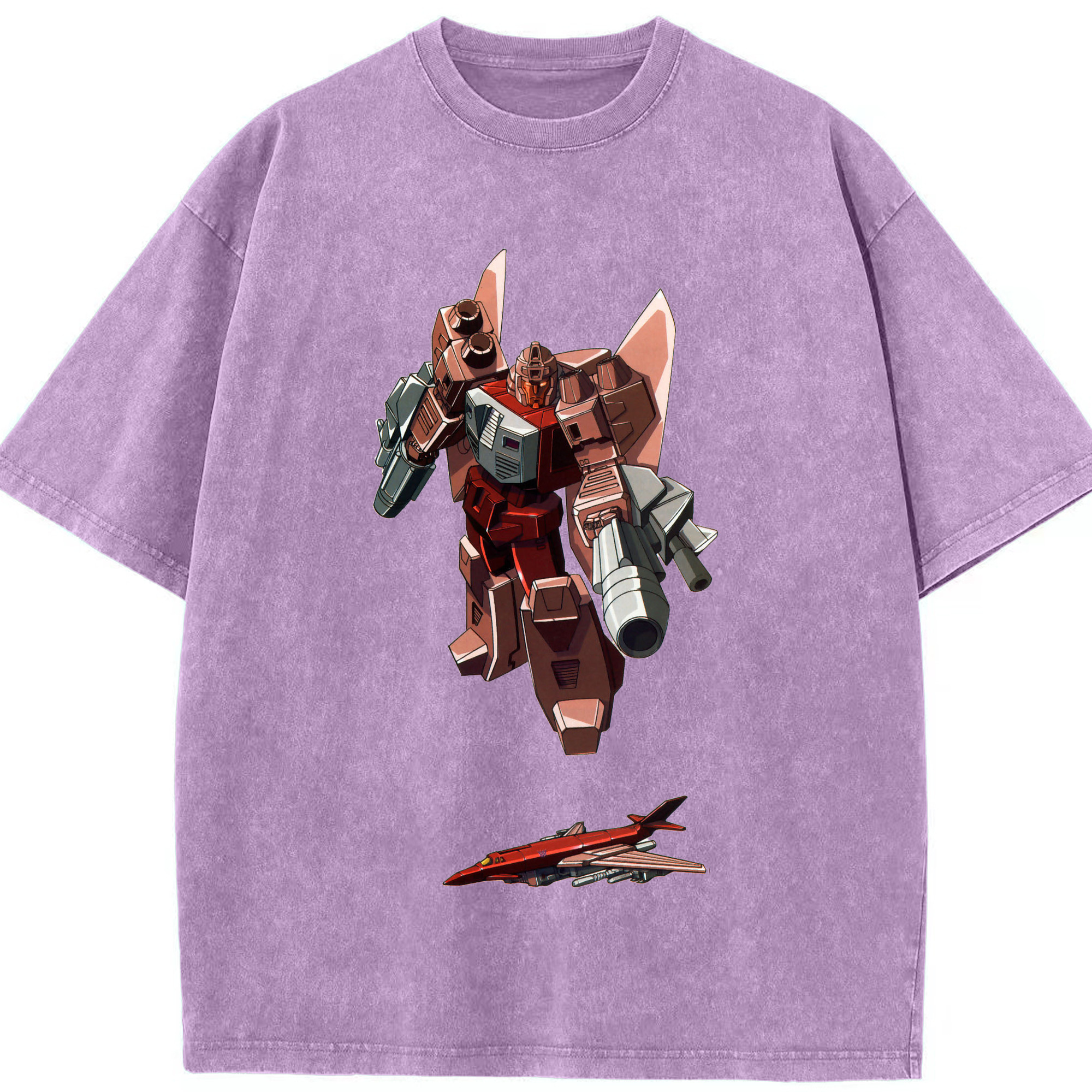 （画像用）  綿100% ヴィンテージ風 半袖Tシャツ（フロントプリント）