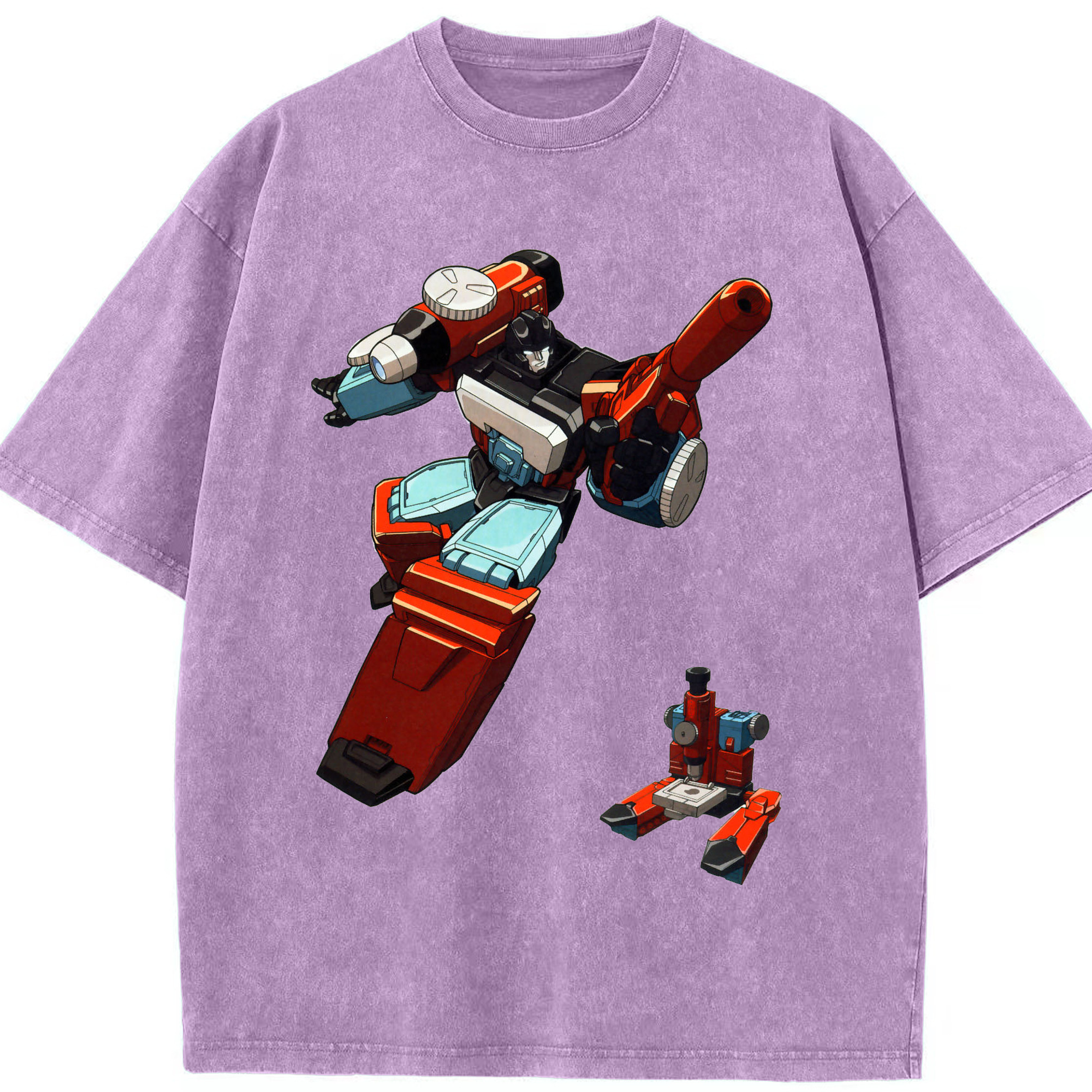 （画像用）  綿100% ヴィンテージ風 半袖Tシャツ（フロントプリント）