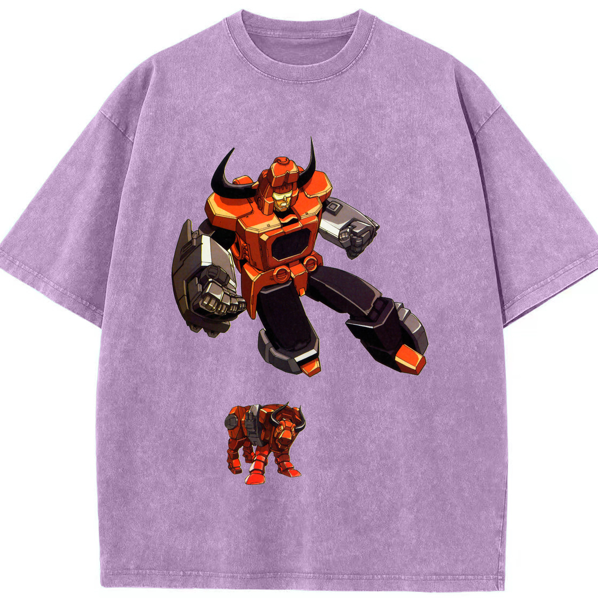 （画像用）  綿100% ヴィンテージ風 半袖Tシャツ（フロントプリント）