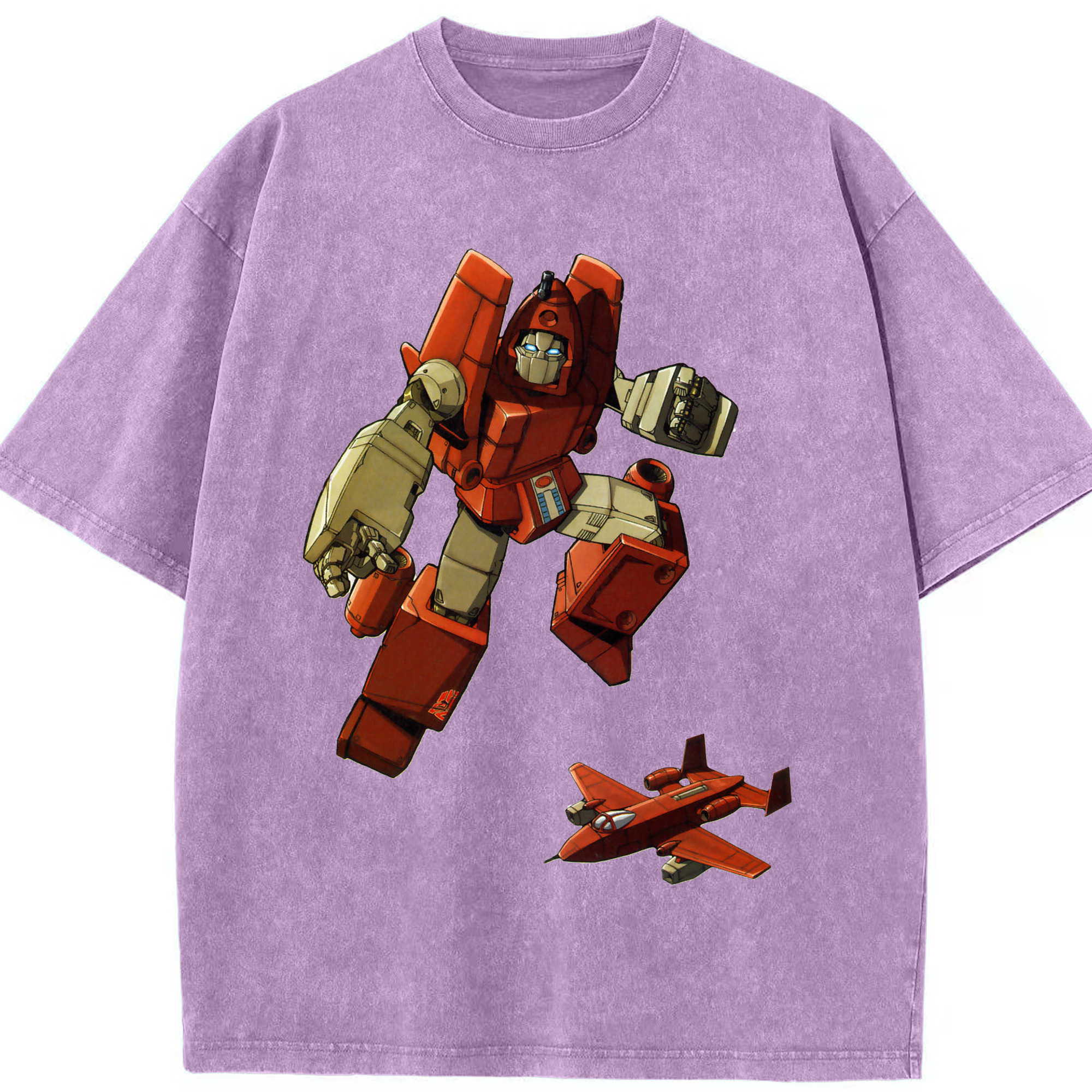 （画像用）  綿100% ヴィンテージ風 半袖Tシャツ（フロントプリント）
