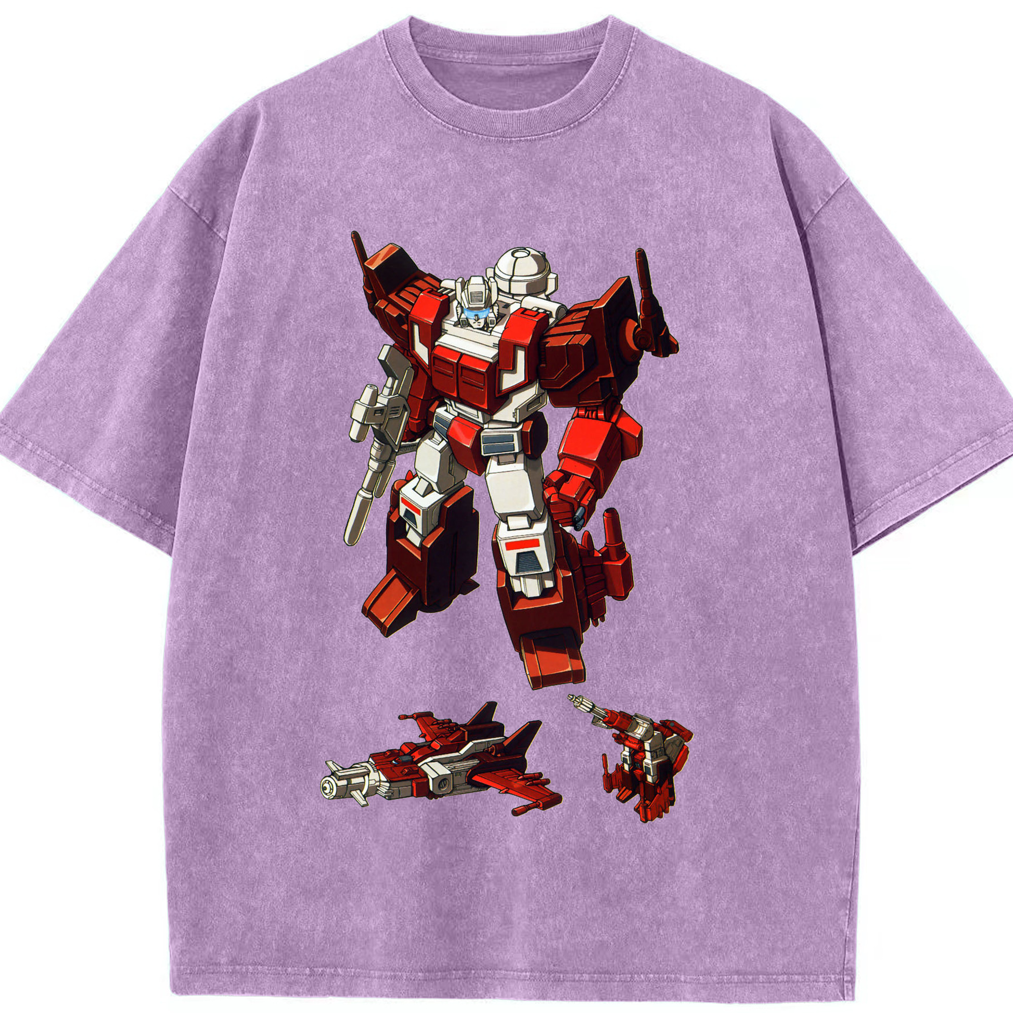 （画像用）  綿100% ヴィンテージ風 半袖Tシャツ（フロントプリント）