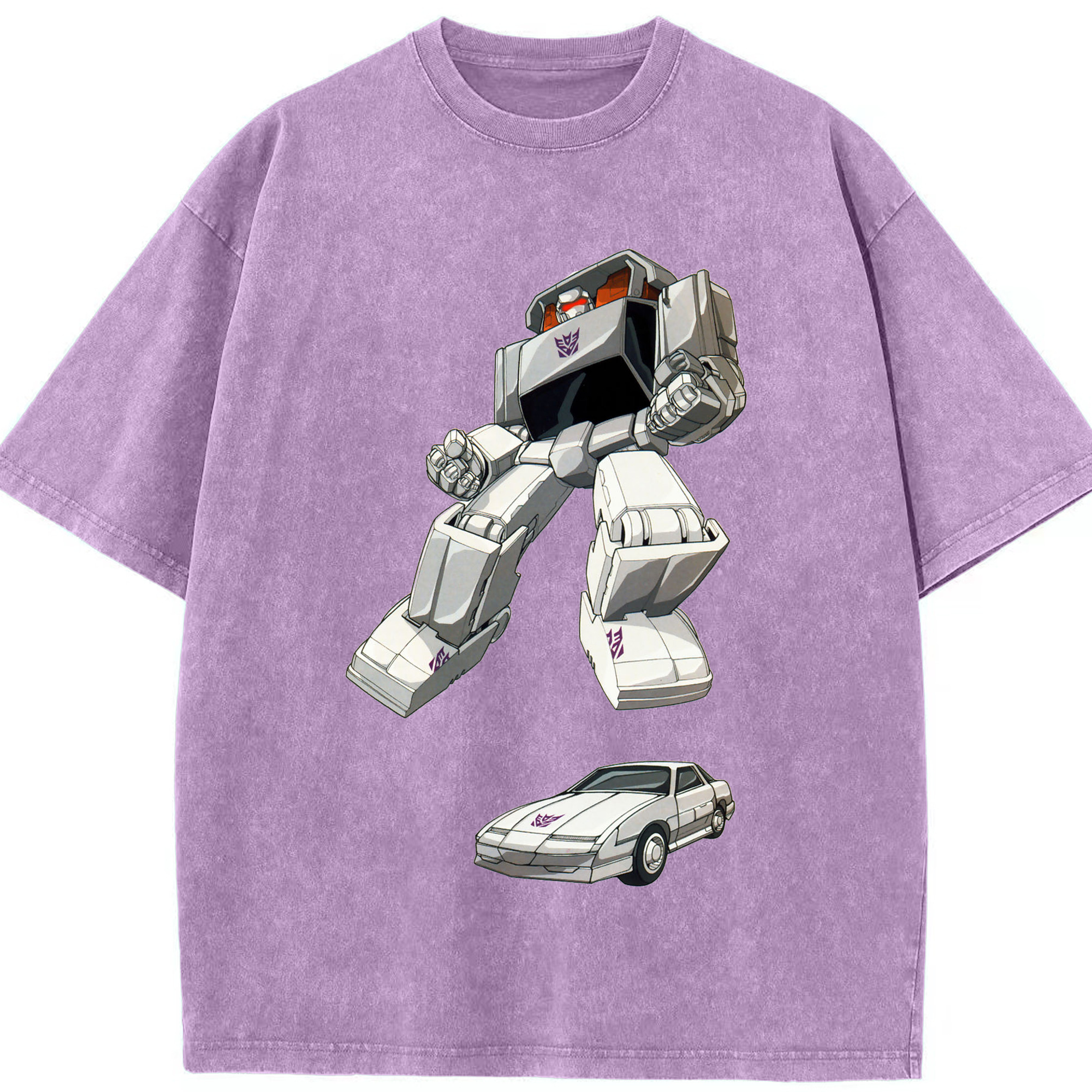 （画像用）  綿100% ヴィンテージ風 半袖Tシャツ（フロントプリント）