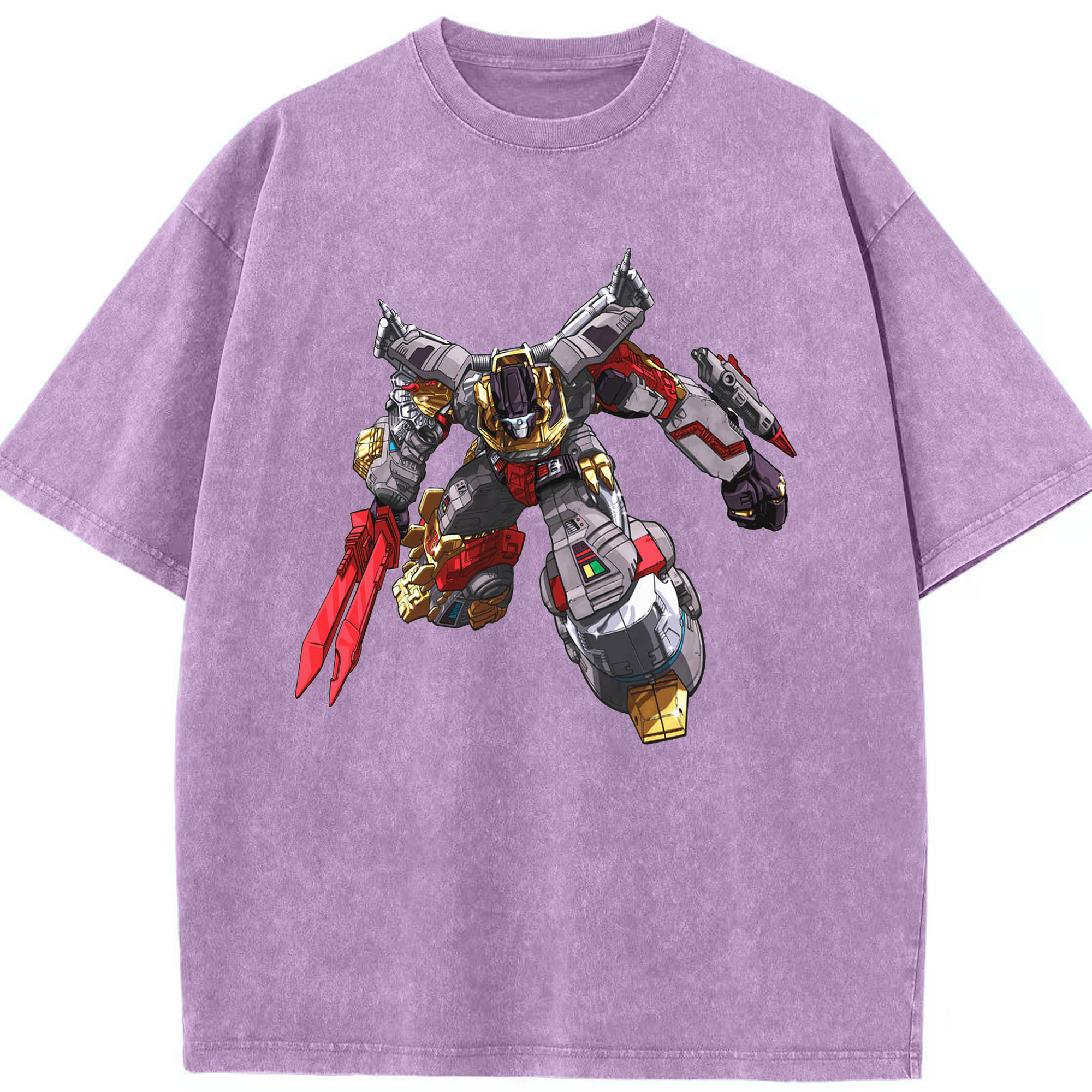 （画像用）  綿100% ヴィンテージ風 半袖Tシャツ（フロントプリント）