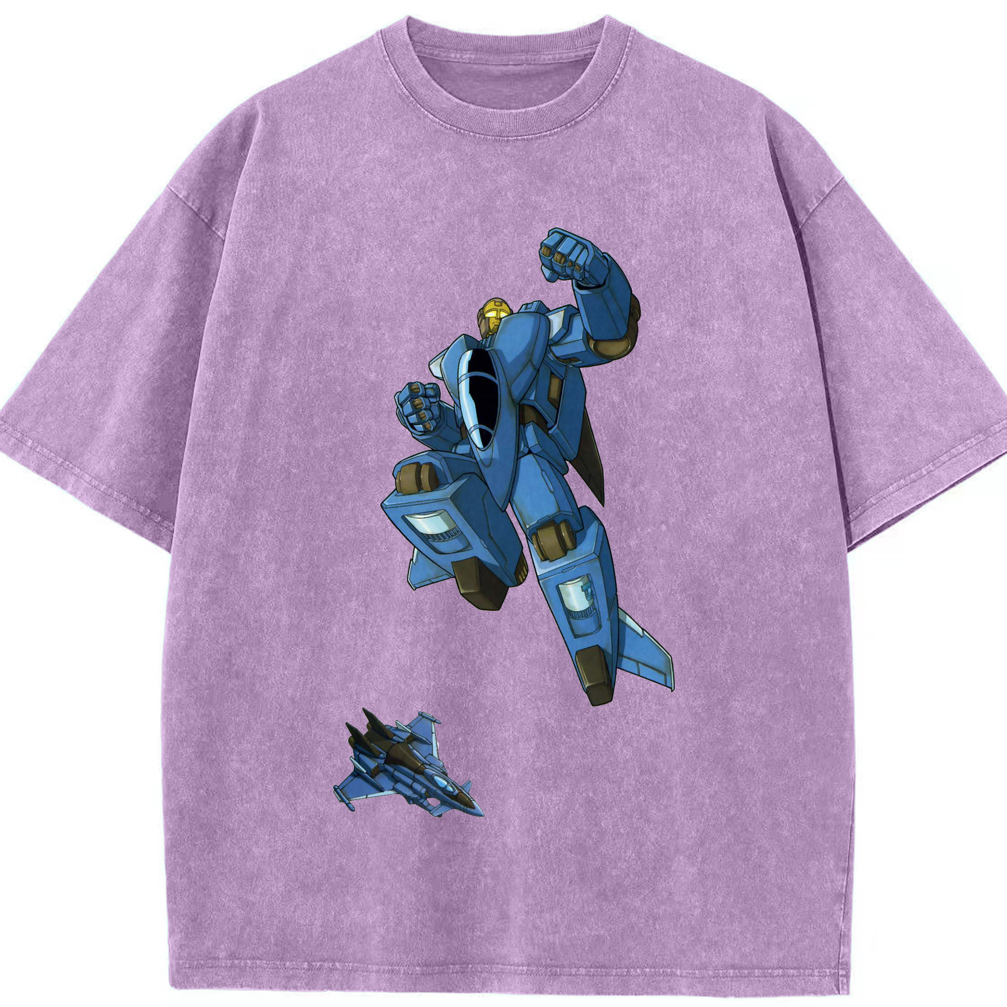 （画像用）  綿100% ヴィンテージ風 半袖Tシャツ（フロントプリント）