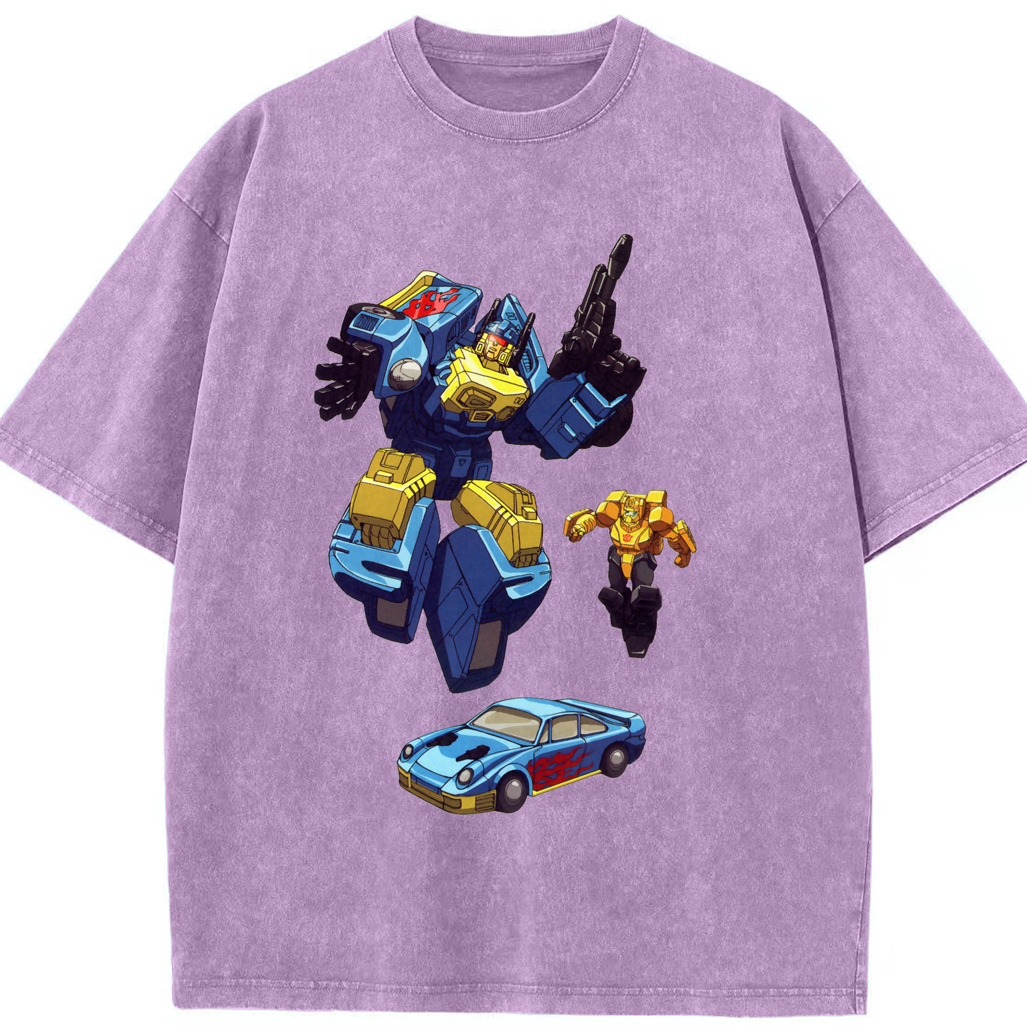 （画像用）  綿100% ヴィンテージ風 半袖Tシャツ（フロントプリント）