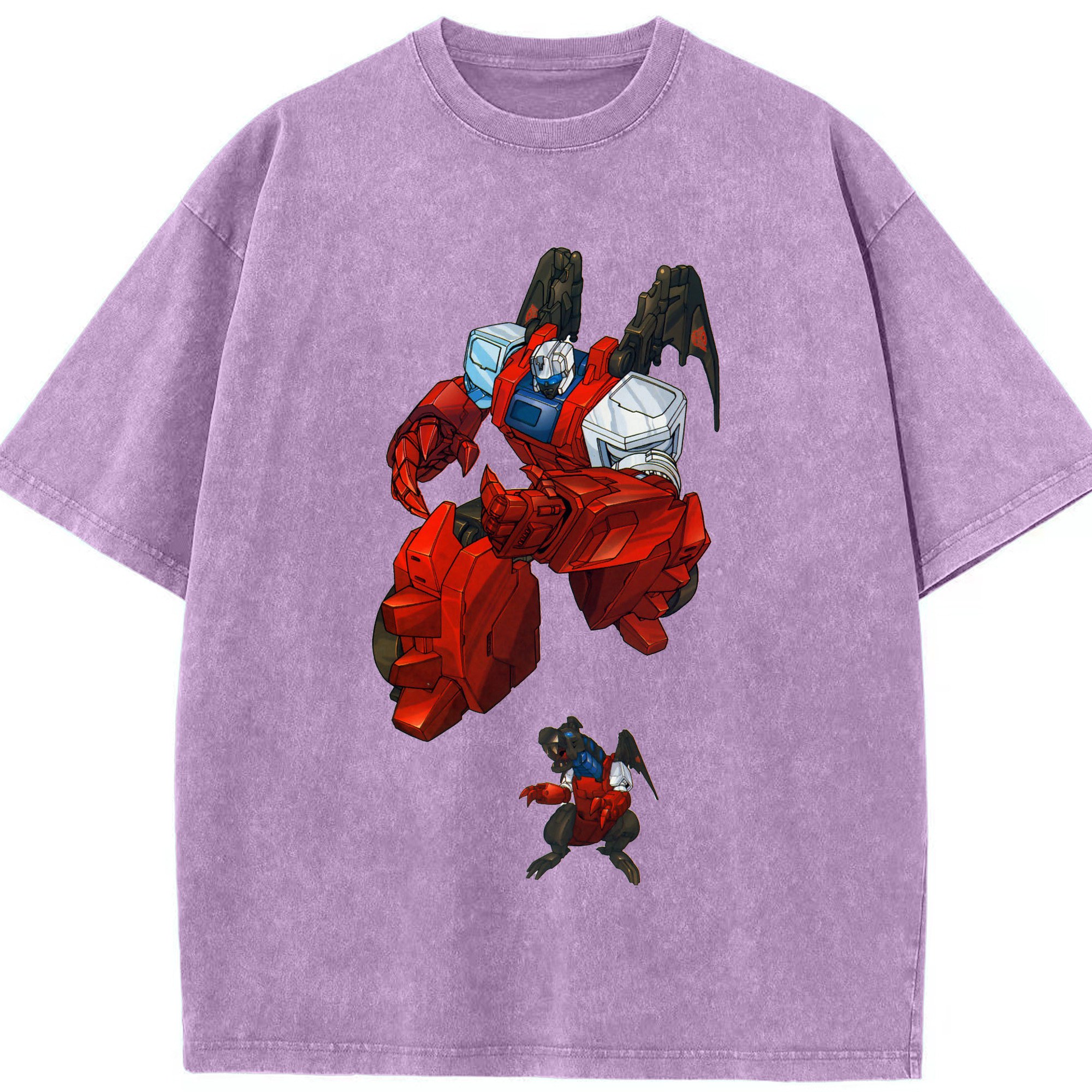 （画像用）  綿100% ヴィンテージ風 半袖Tシャツ（フロントプリント）