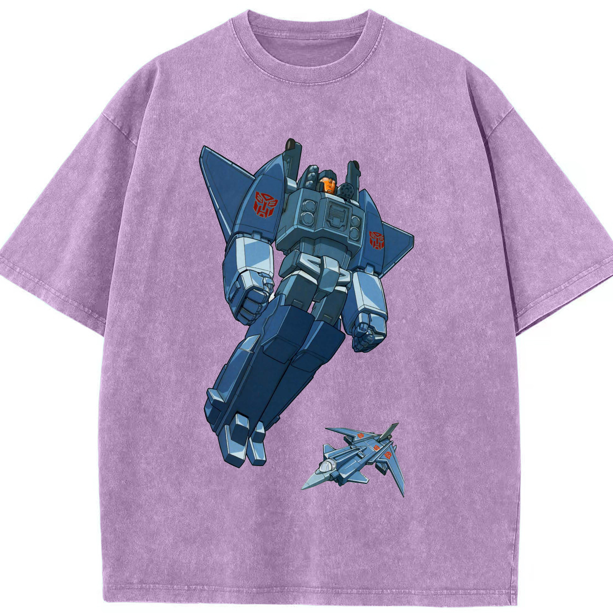 （画像用）  綿100% ヴィンテージ風 半袖Tシャツ（フロントプリント）