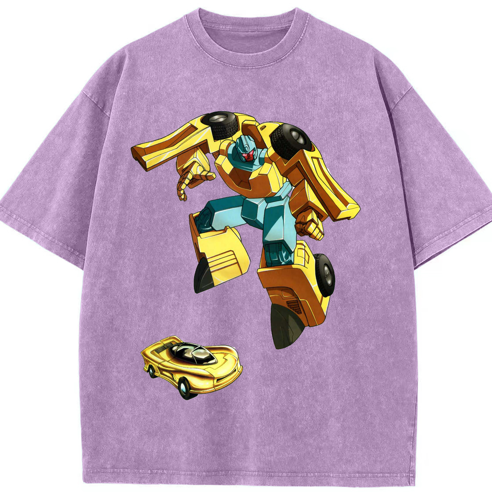 （画像用）  綿100% ヴィンテージ風 半袖Tシャツ（フロントプリント）