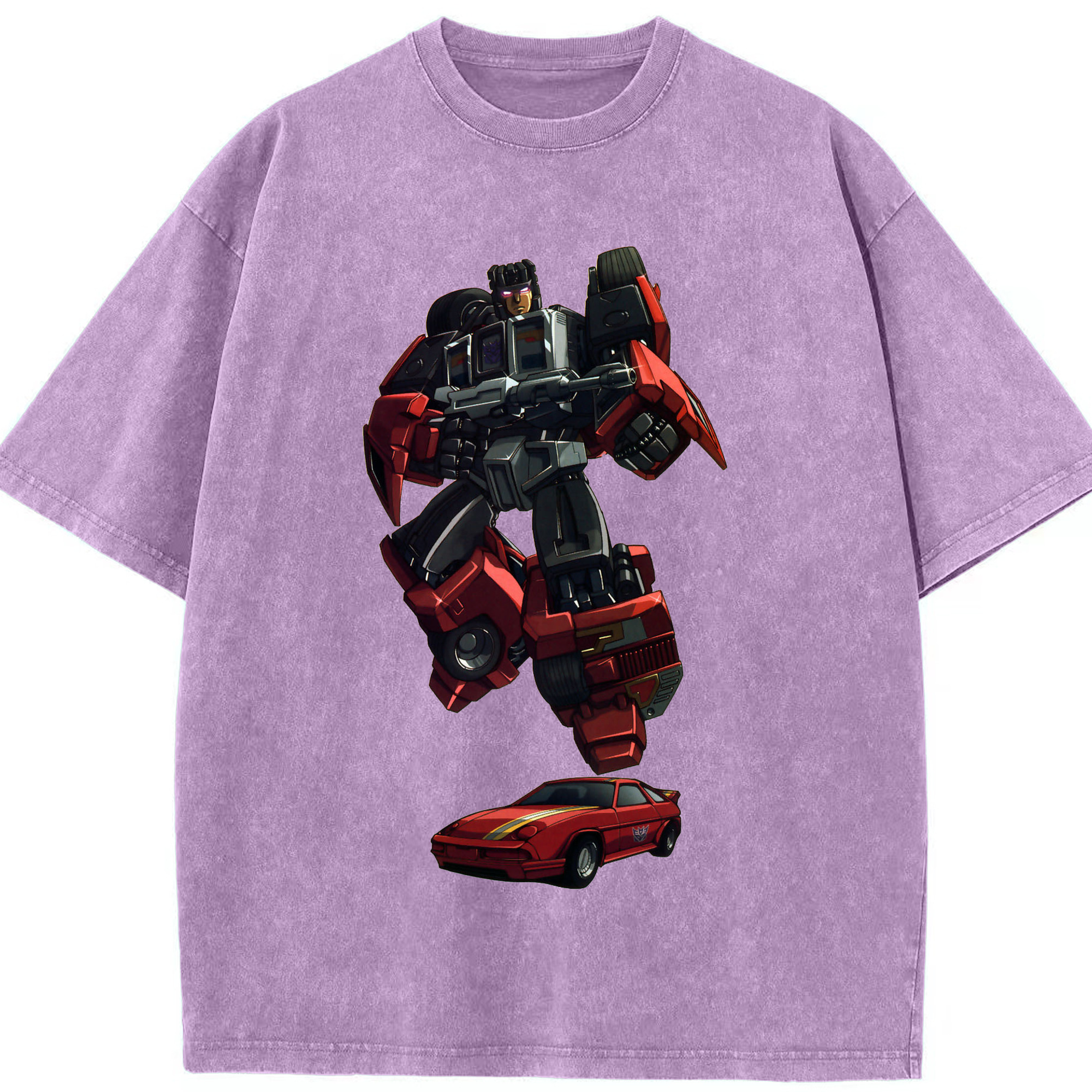 （画像用）  綿100% ヴィンテージ風 半袖Tシャツ（フロントプリント）