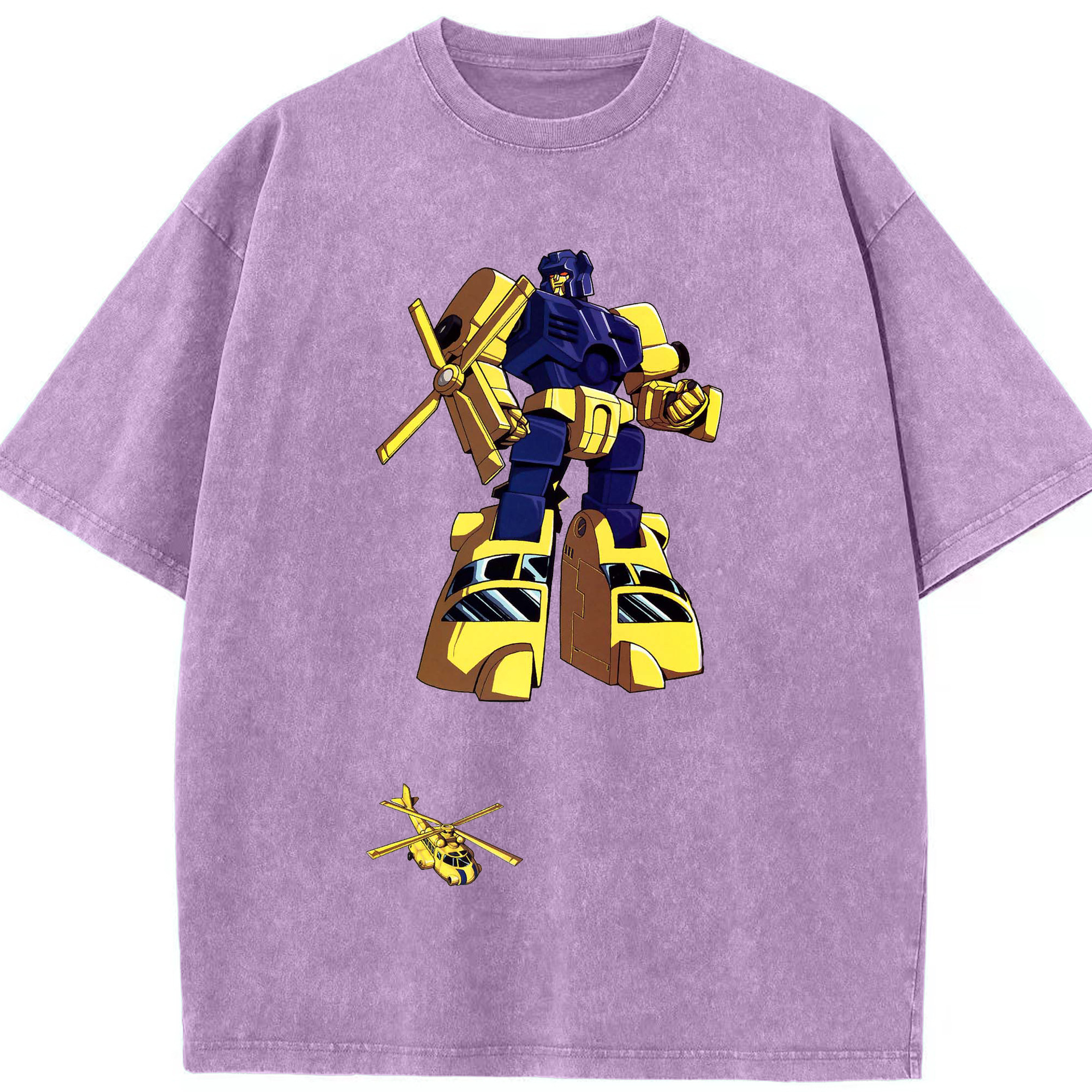 （画像用）  綿100% ヴィンテージ風 半袖Tシャツ（フロントプリント）