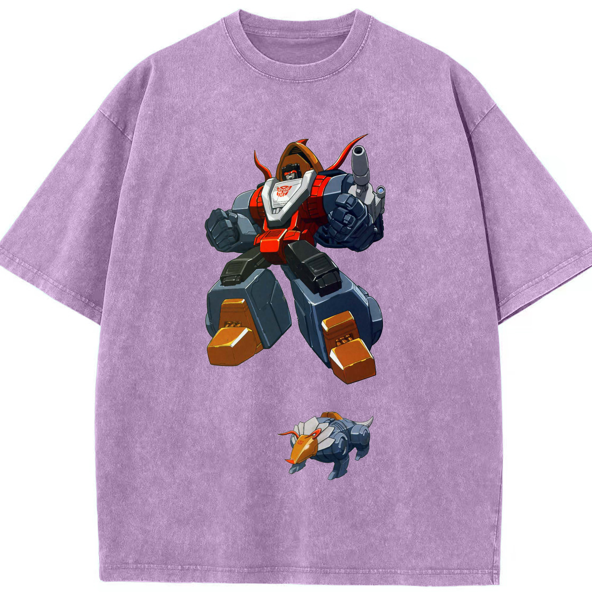 （画像用）  綿100% ヴィンテージ風 半袖Tシャツ（フロントプリント）