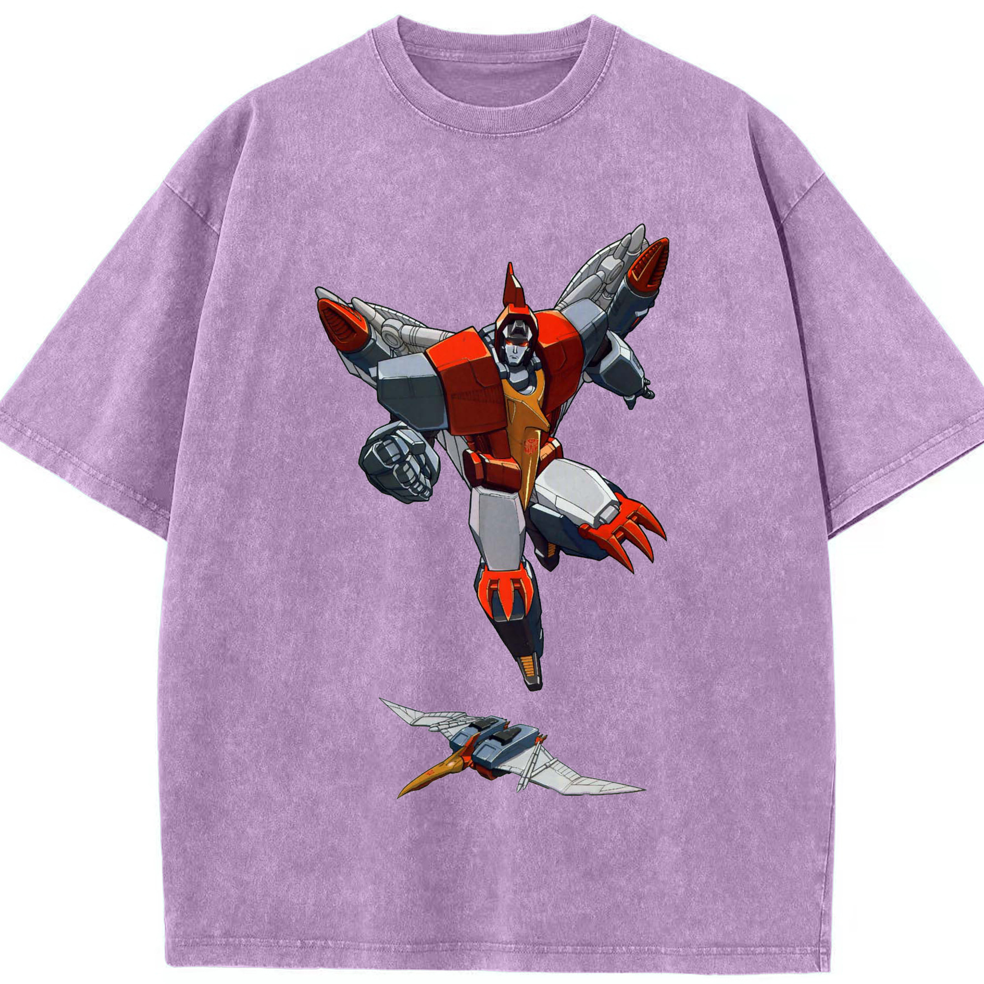 （画像用）  綿100% ヴィンテージ風 半袖Tシャツ（フロントプリント）