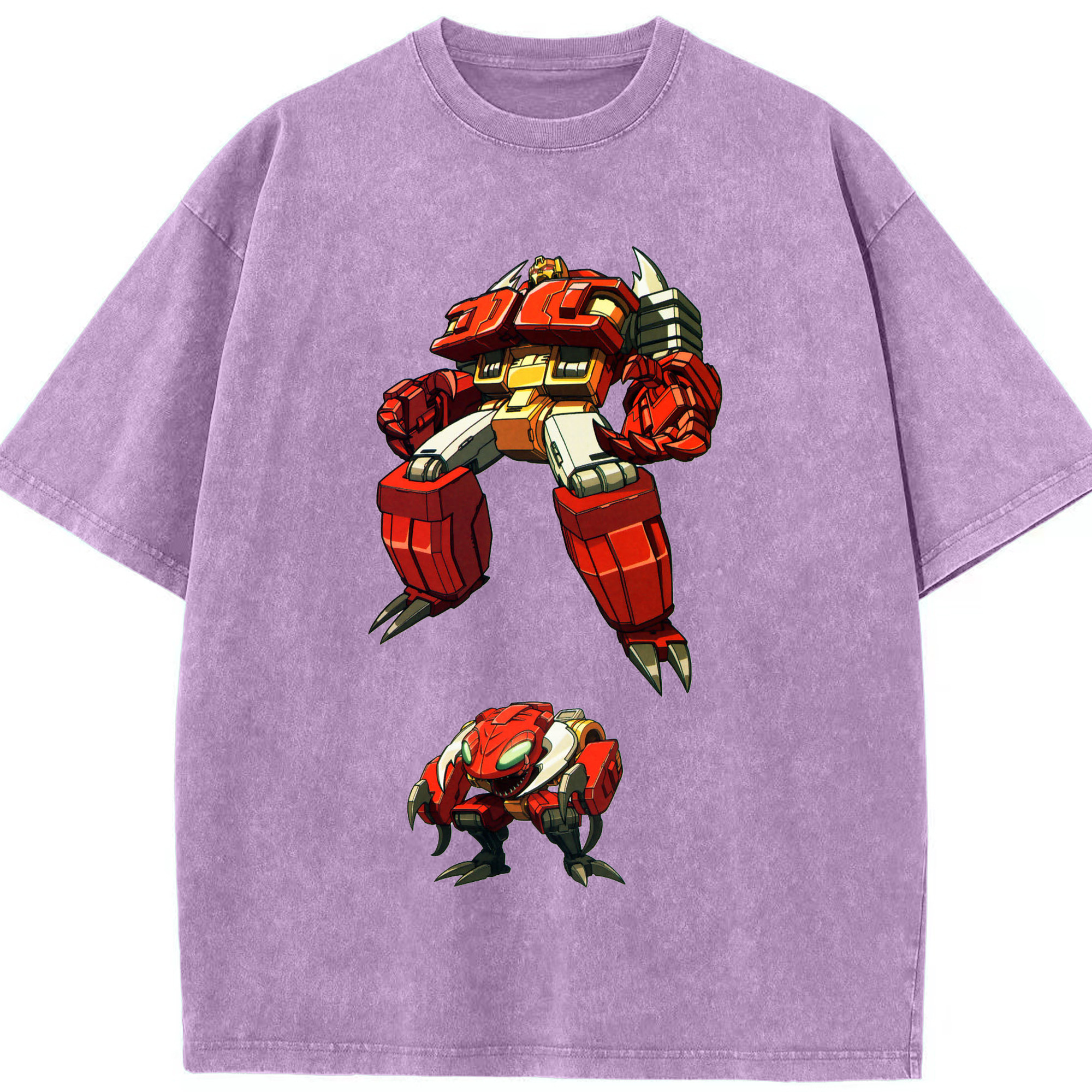 （画像用）  綿100% ヴィンテージ風 半袖Tシャツ（フロントプリント）