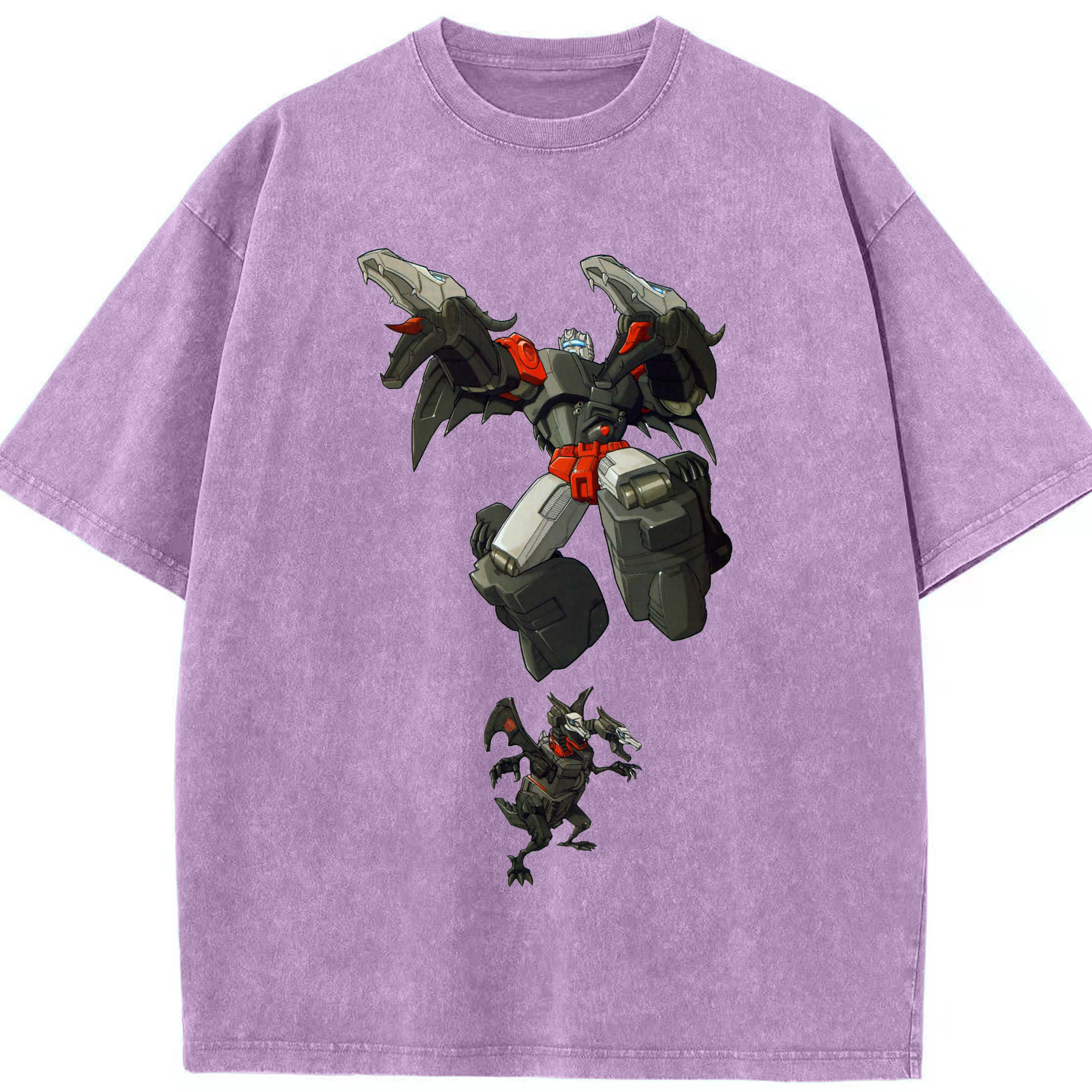（画像用）  綿100% ヴィンテージ風 半袖Tシャツ（フロントプリント）