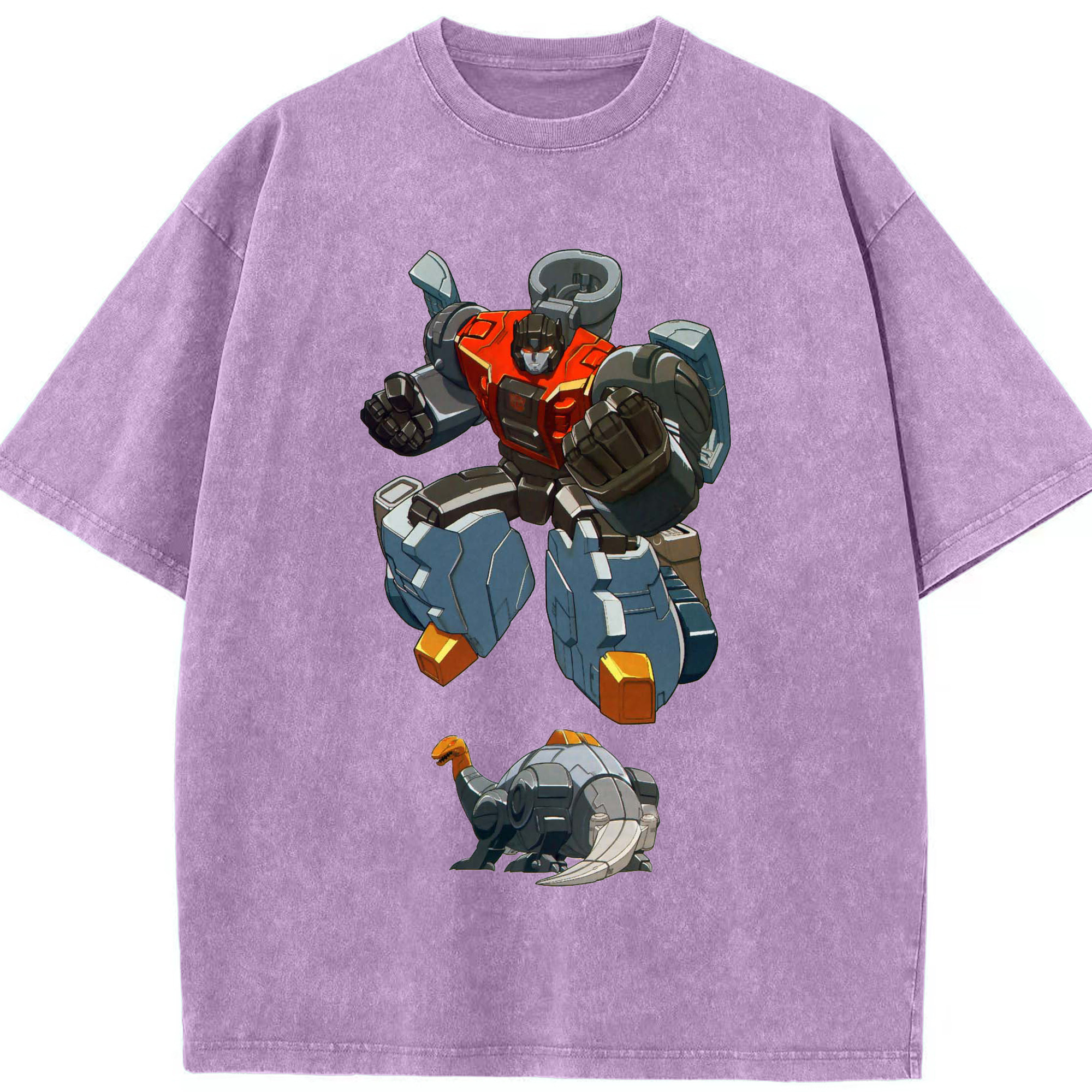 （画像用）  綿100% ヴィンテージ風 半袖Tシャツ（フロントプリント）