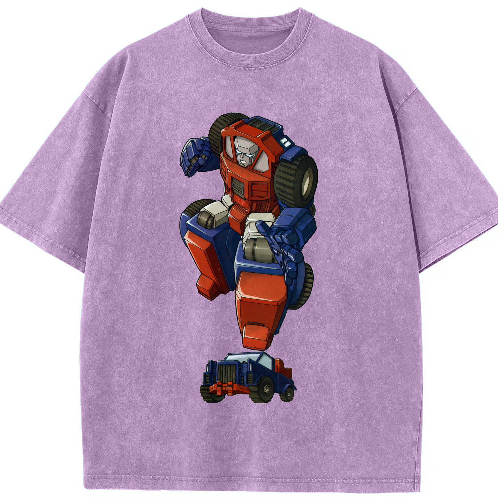 （画像用）  綿100% ヴィンテージ風 半袖Tシャツ（フロントプリント）