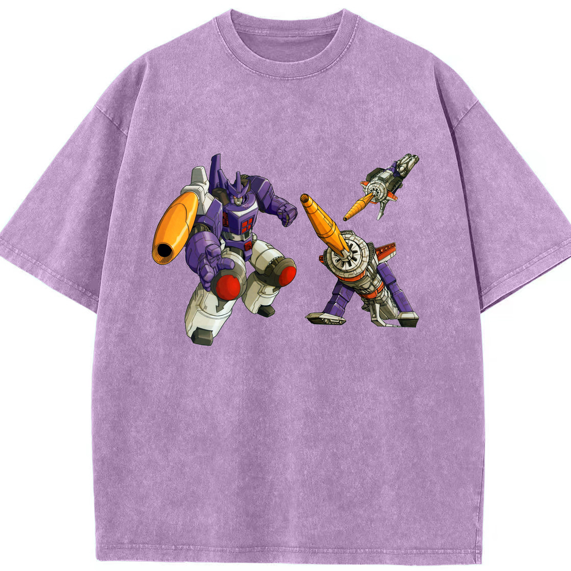 （画像用）  綿100% ヴィンテージ風 半袖Tシャツ（フロントプリント）