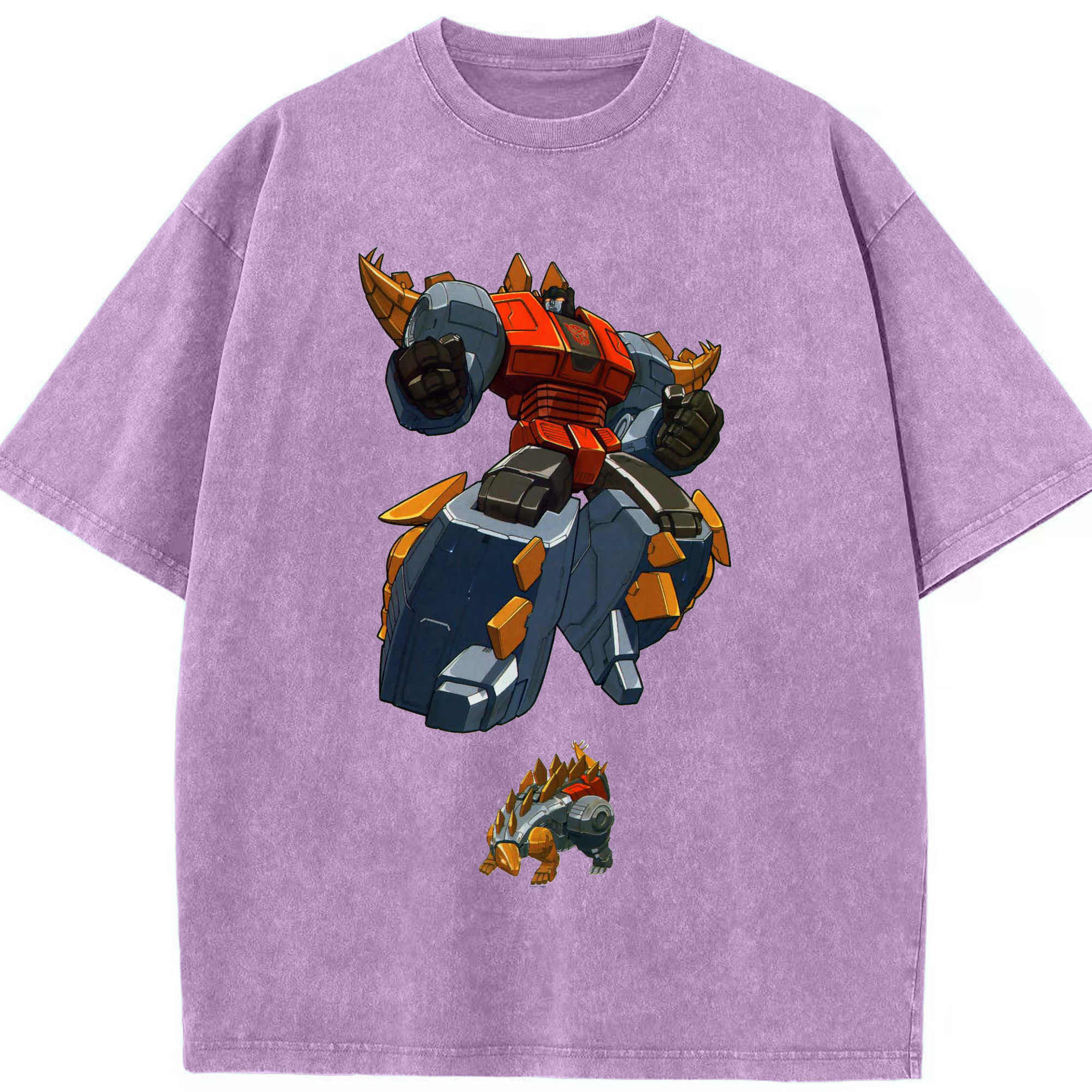 （画像用）  綿100% ヴィンテージ風 半袖Tシャツ（フロントプリント）