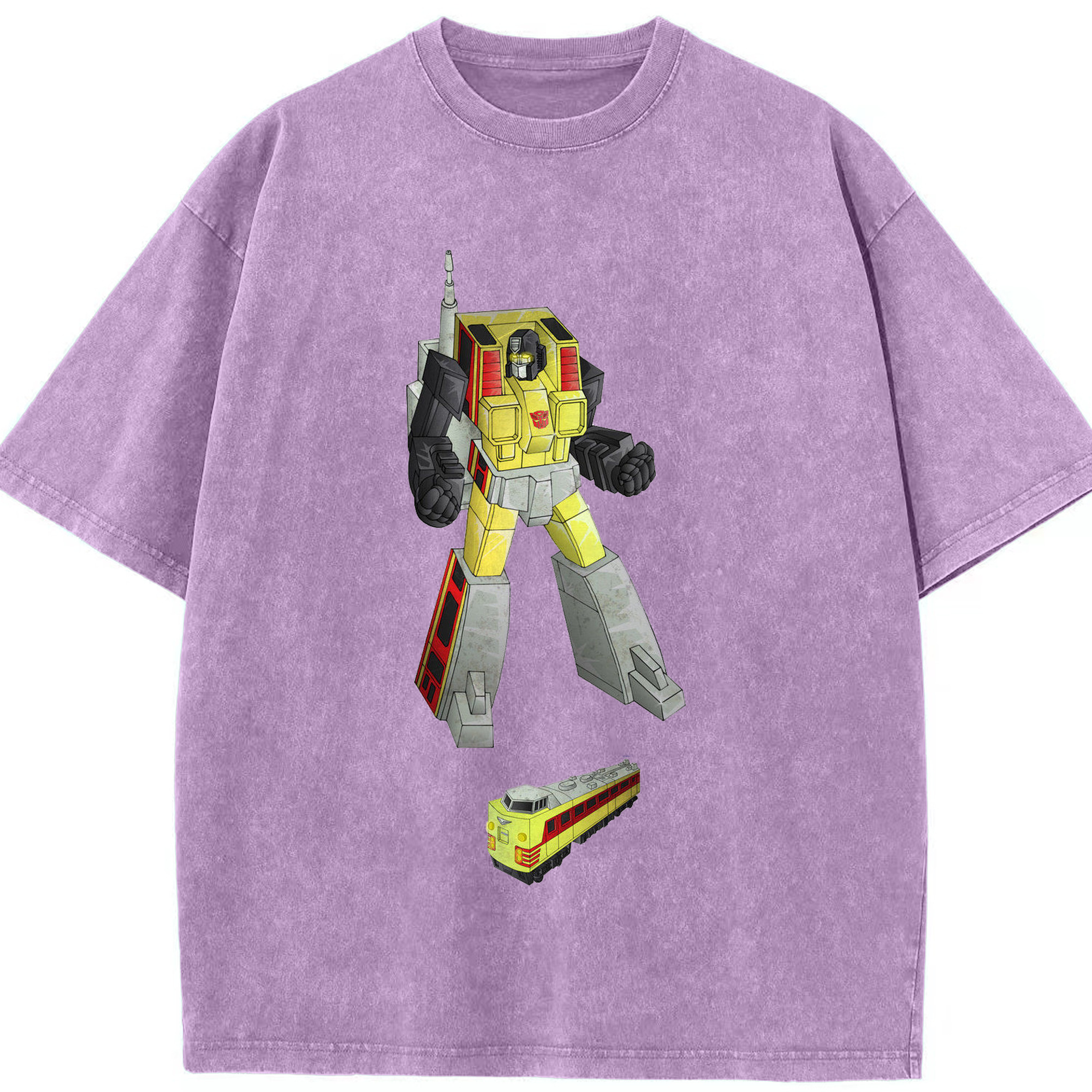 （画像用）  綿100% ヴィンテージ風 半袖Tシャツ（フロントプリント）