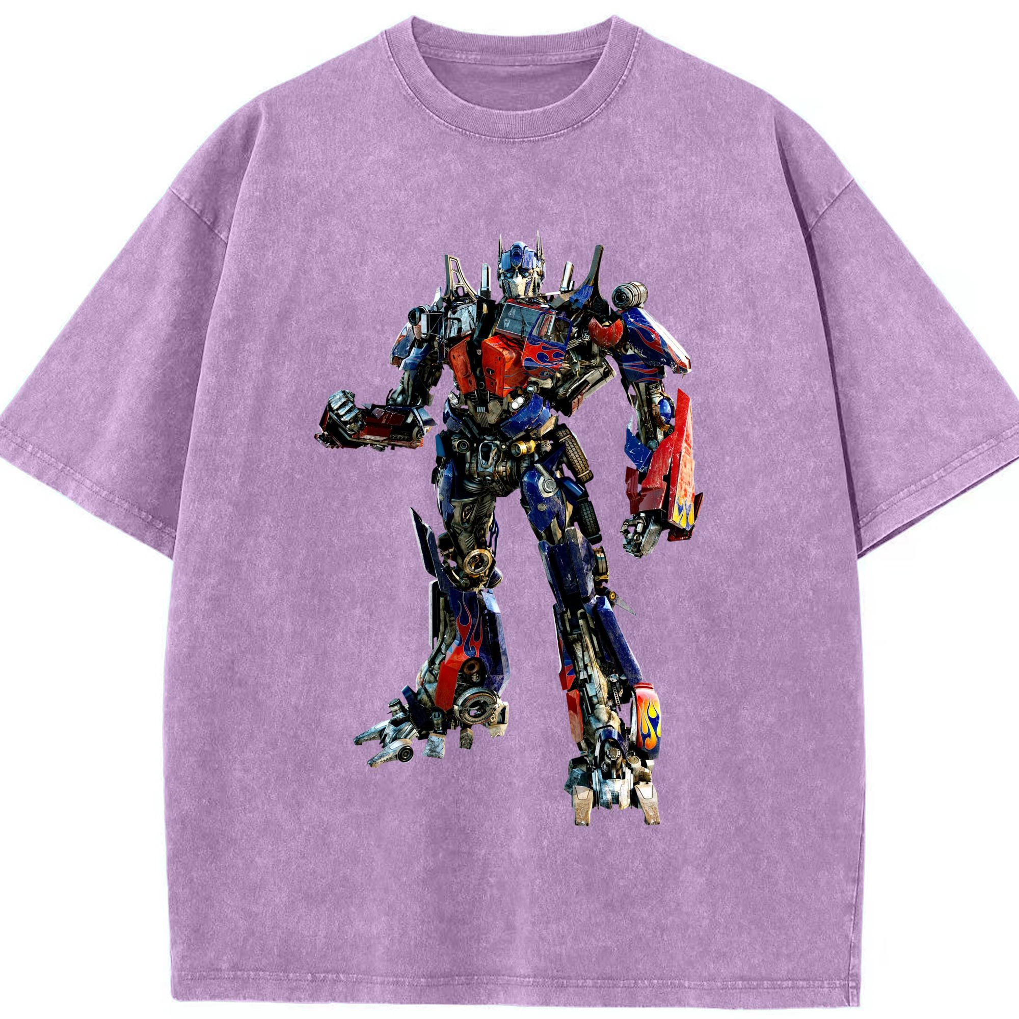 （画像用）  綿100% ヴィンテージ風 半袖Tシャツ（フロントプリント）