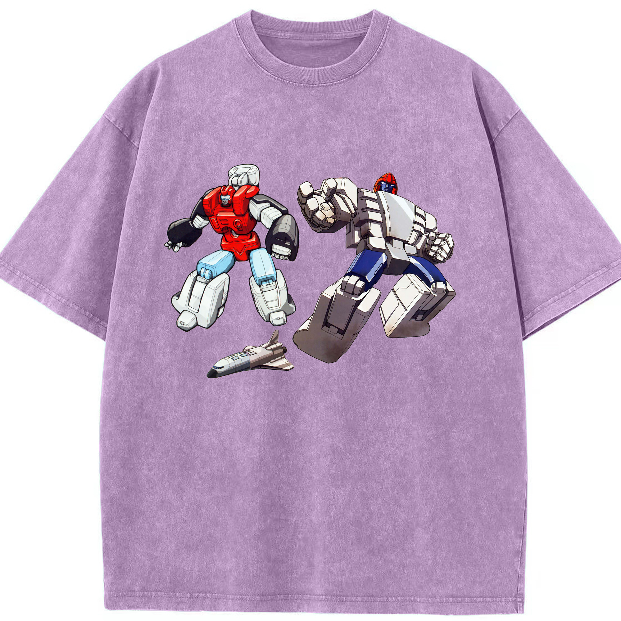 （画像用）  綿100% ヴィンテージ風 半袖Tシャツ（フロントプリント）