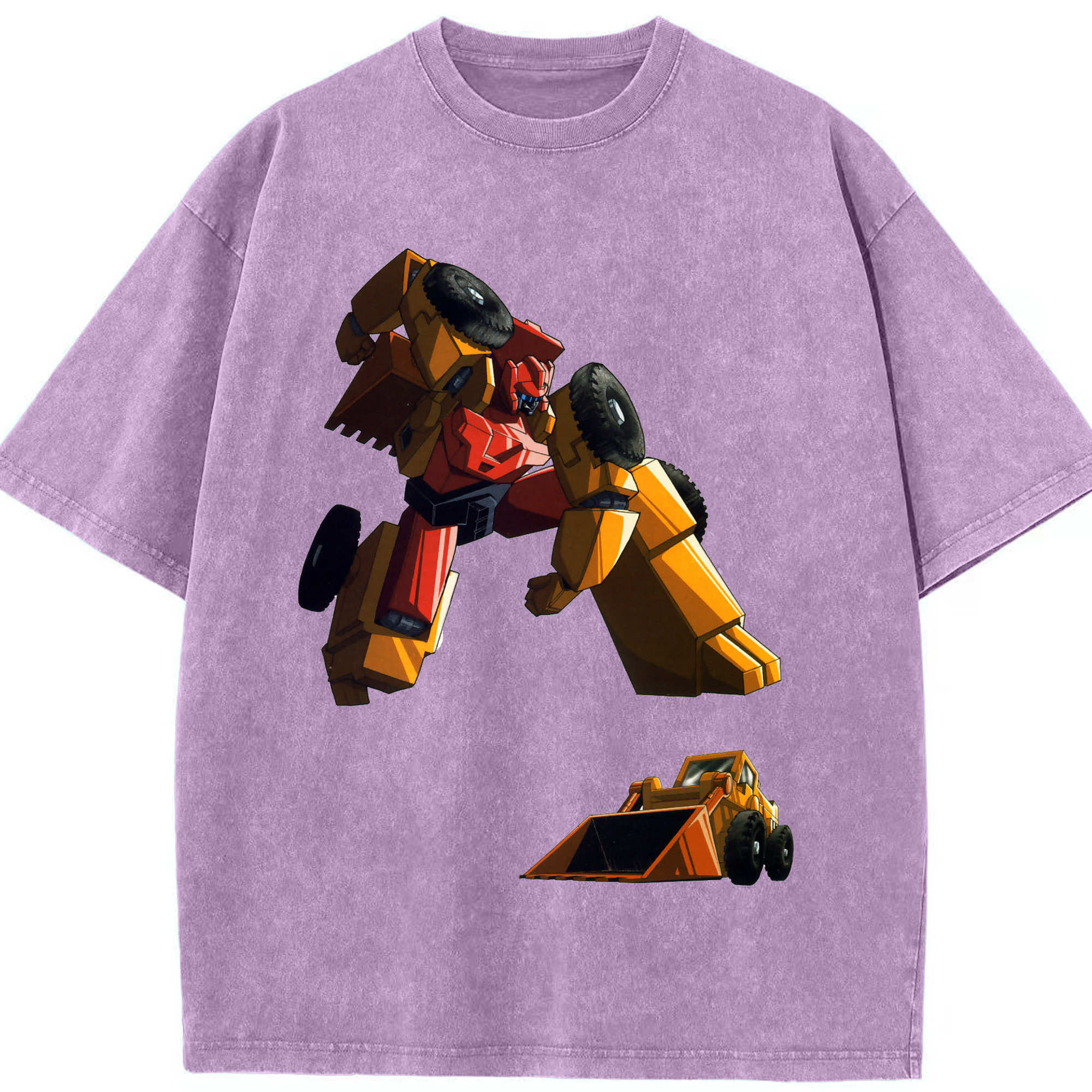 （画像用）  綿100% ヴィンテージ風 半袖Tシャツ（フロントプリント）