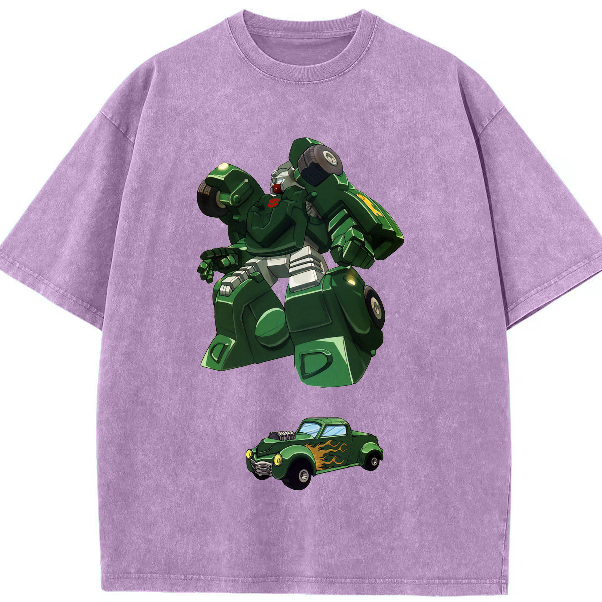 （画像用）  綿100% ヴィンテージ風 半袖Tシャツ（フロントプリント）